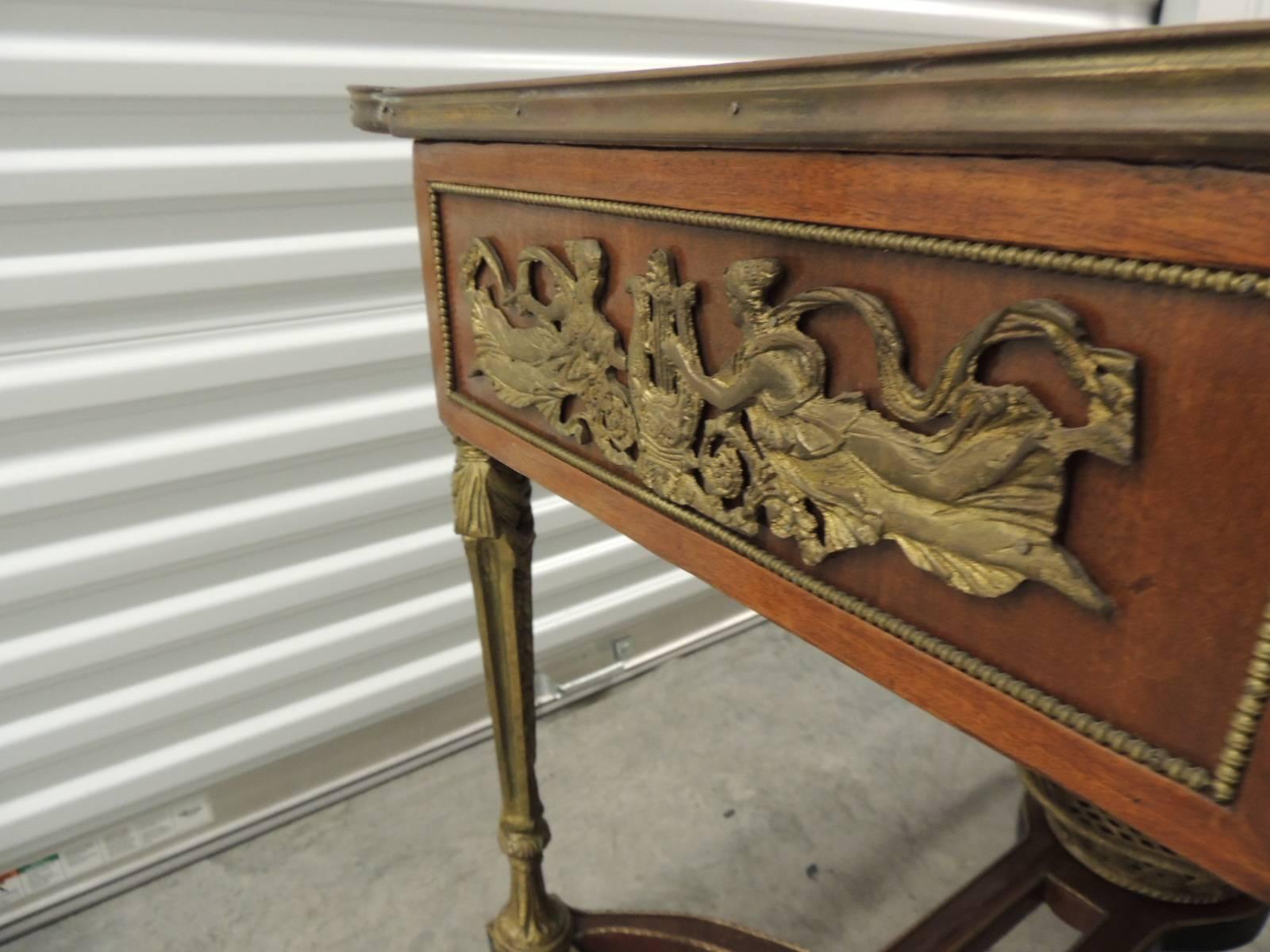 Hand-Crafted Reproduction of Louis XVI Style Center Table