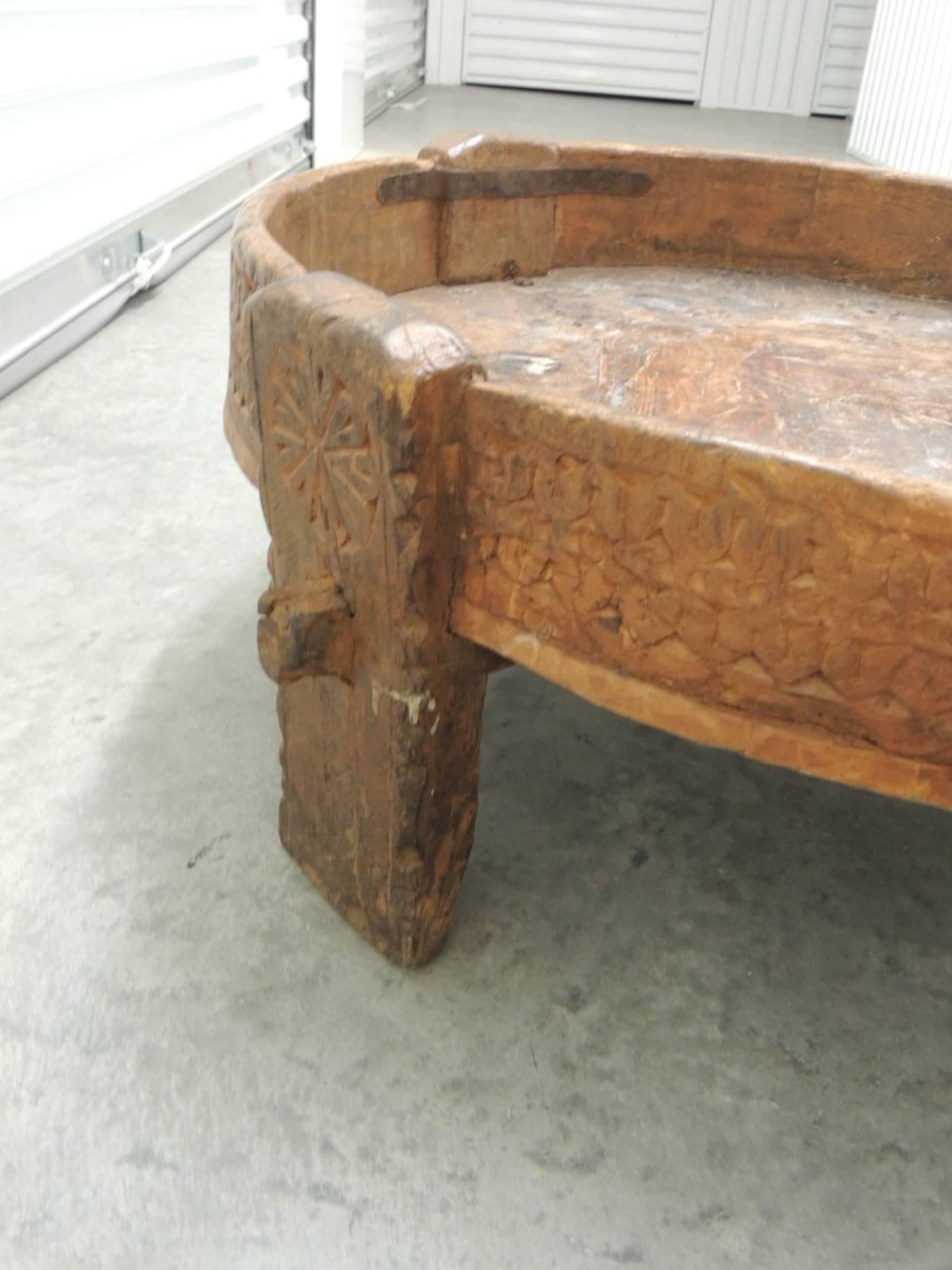 moroccan carved coffee table