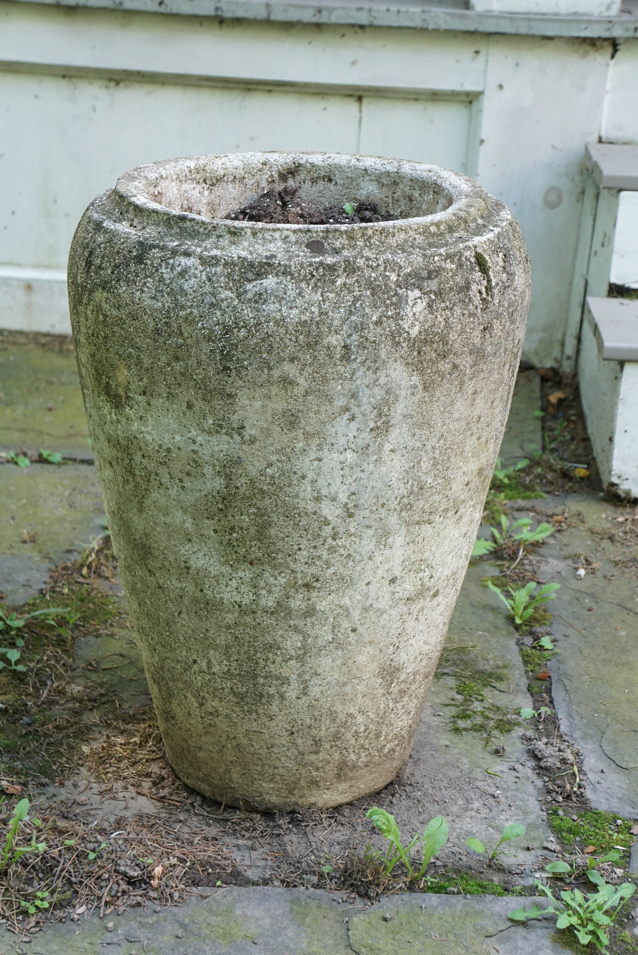 Pair (2) French Art Deco garden urns
