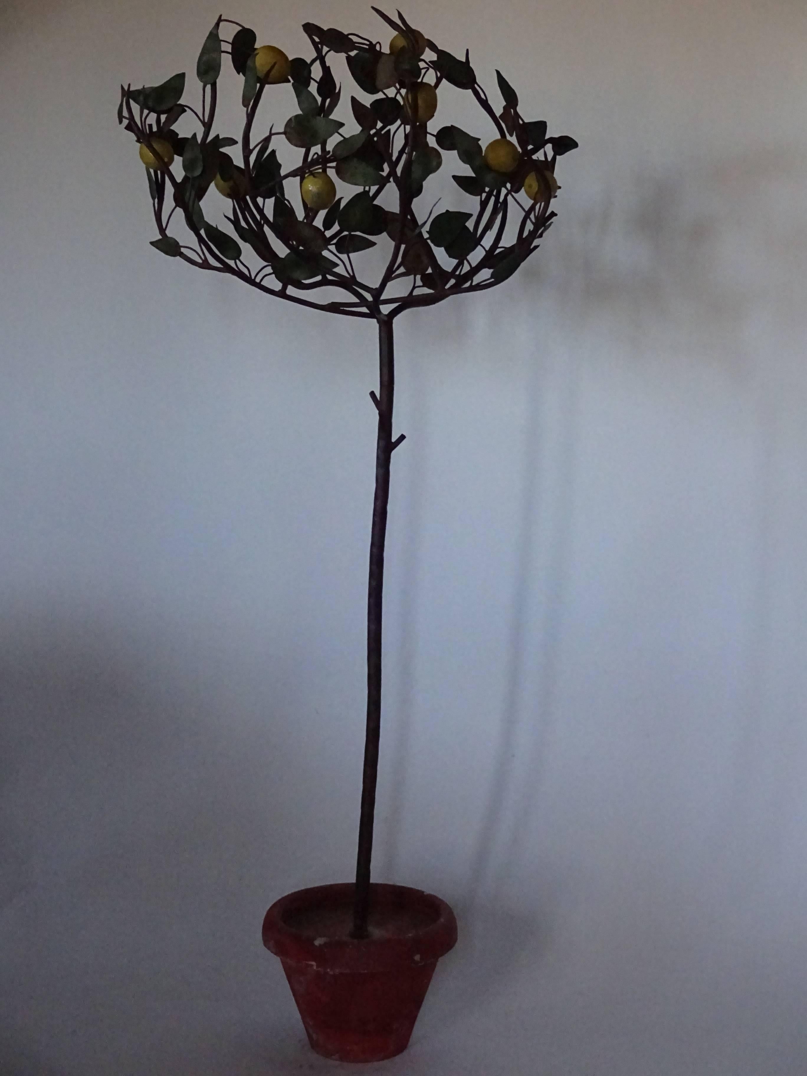 1940s Italian Tole Lemon Tree 2