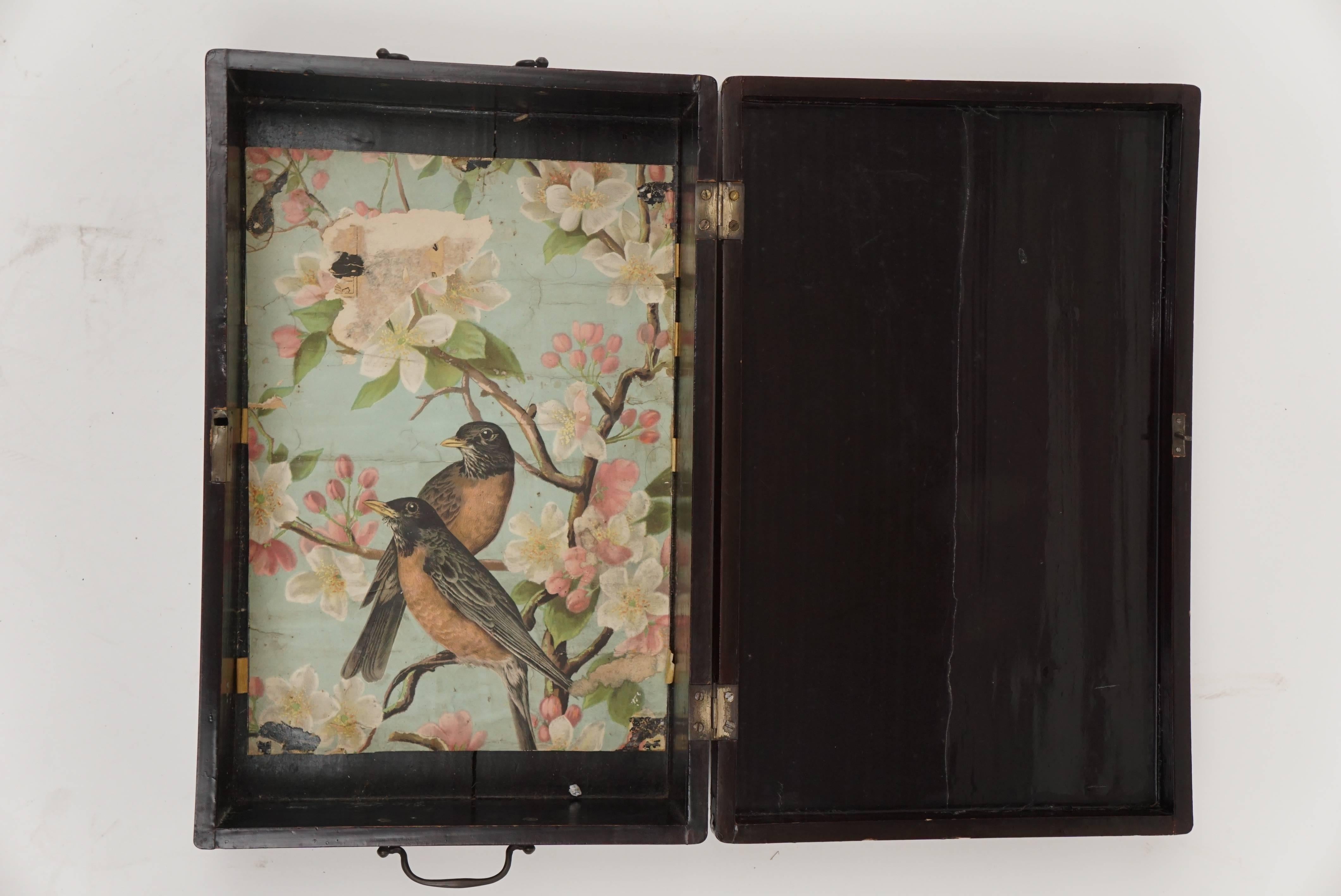 Chinese Export Lacquer Document Box For Sale 3