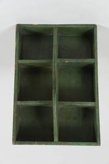 Small Green Tool Box or Hanging Shelf
