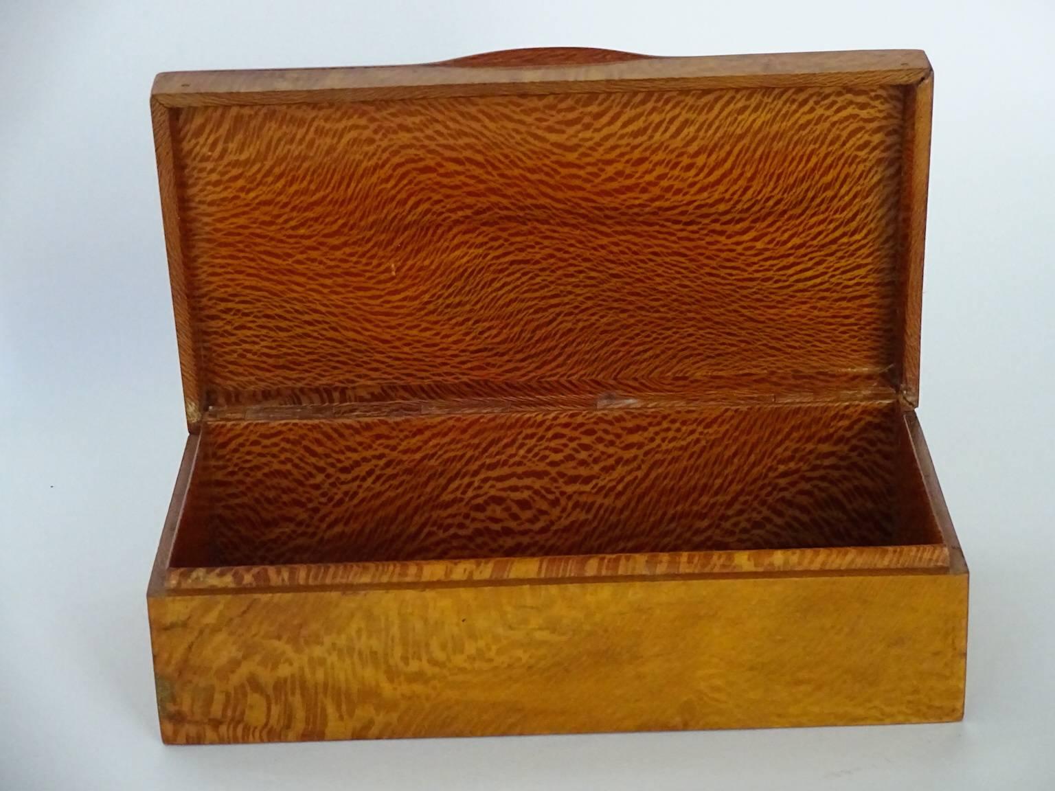Russian Partridge Wood Cigarette Box 2