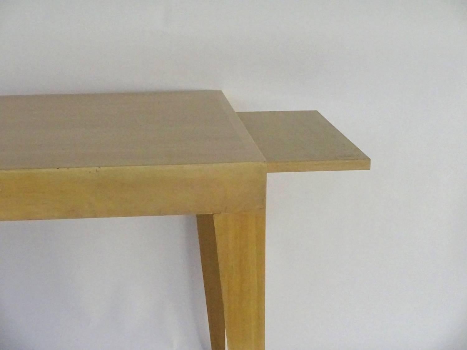 20th Century Bleached Mahogany Side Table Designed by Melvin Dwork For Sale
