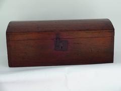 19th Century American Pine-Domed Top Storage Box