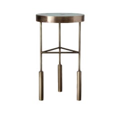 Kelly Wearstler Sedona Side Table with Turquoise Inlaid Top