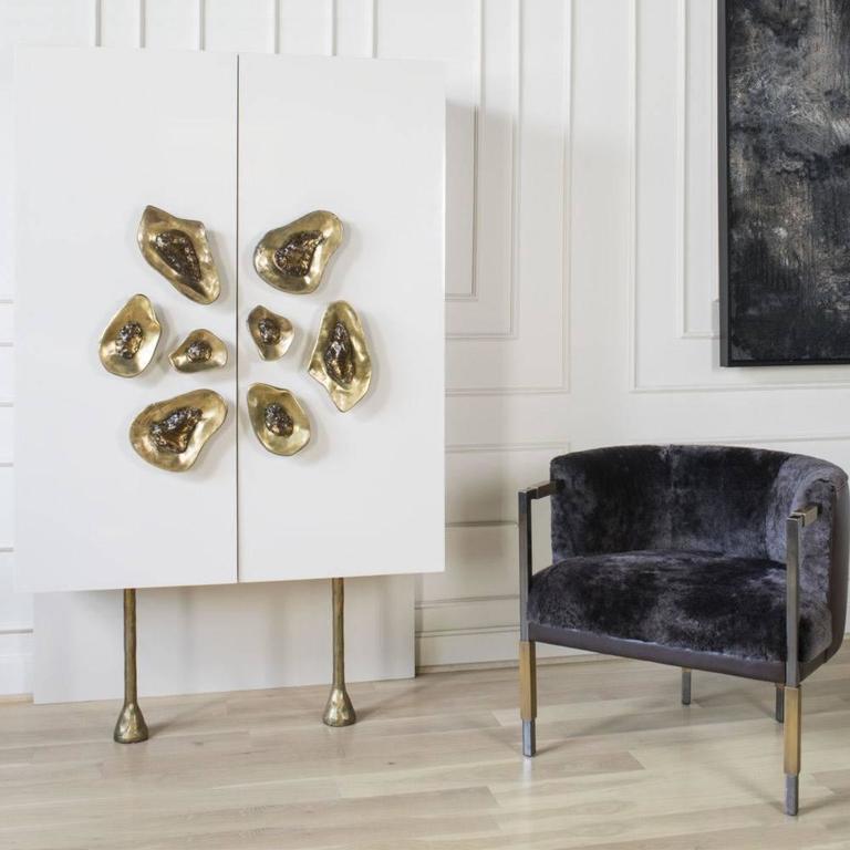 Larchmont Chair By Kelly Wearstler For At 1stdibs Drawing Upon Kelly S Love Of Mixed Metals The Elegant And Soulful Larchmont Chair Features A