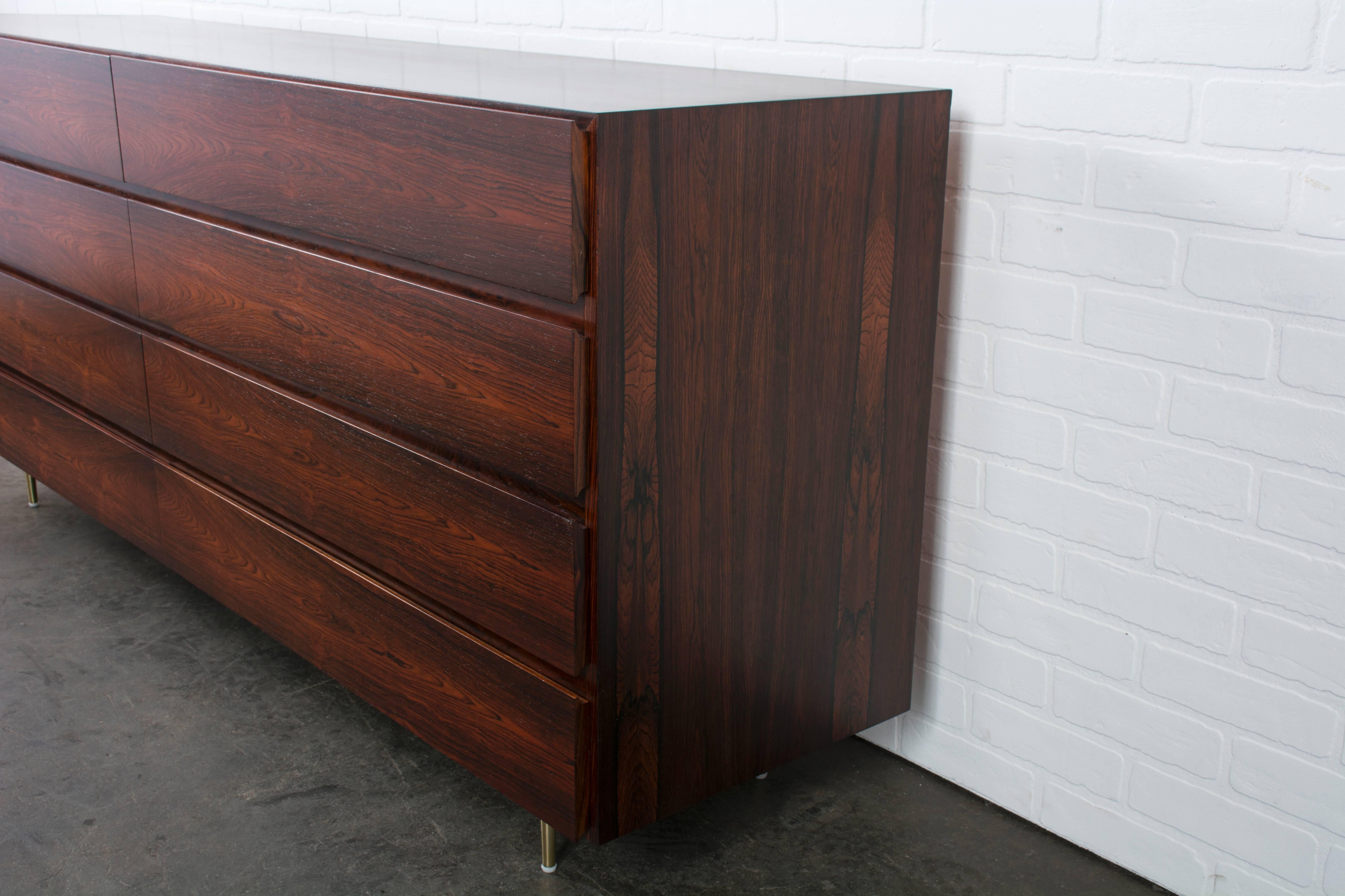 Mid-20th Century Danish Modern Rosewood Dresser by Vamo