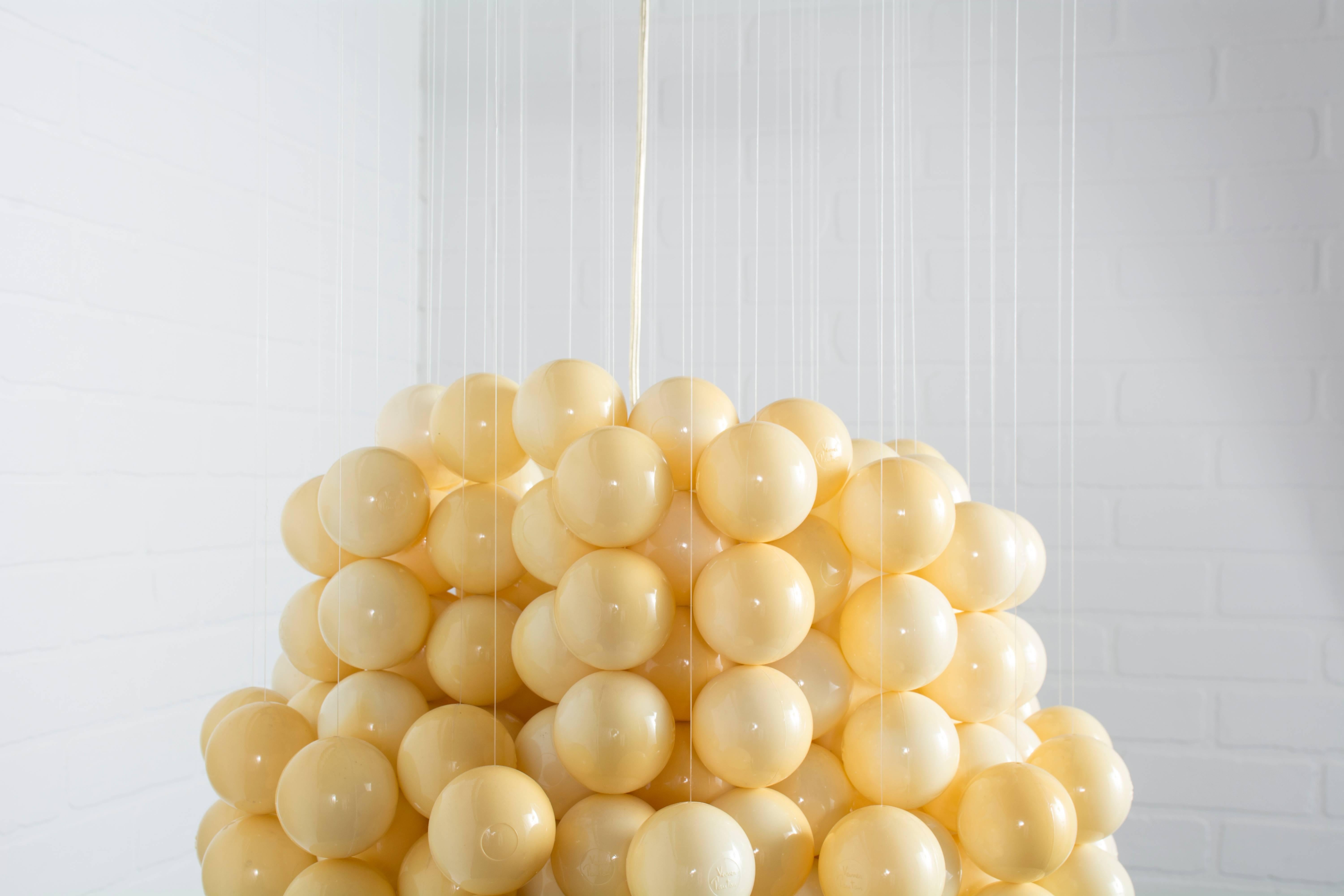 Metal Ball Pendant Lamp by Verner Panton