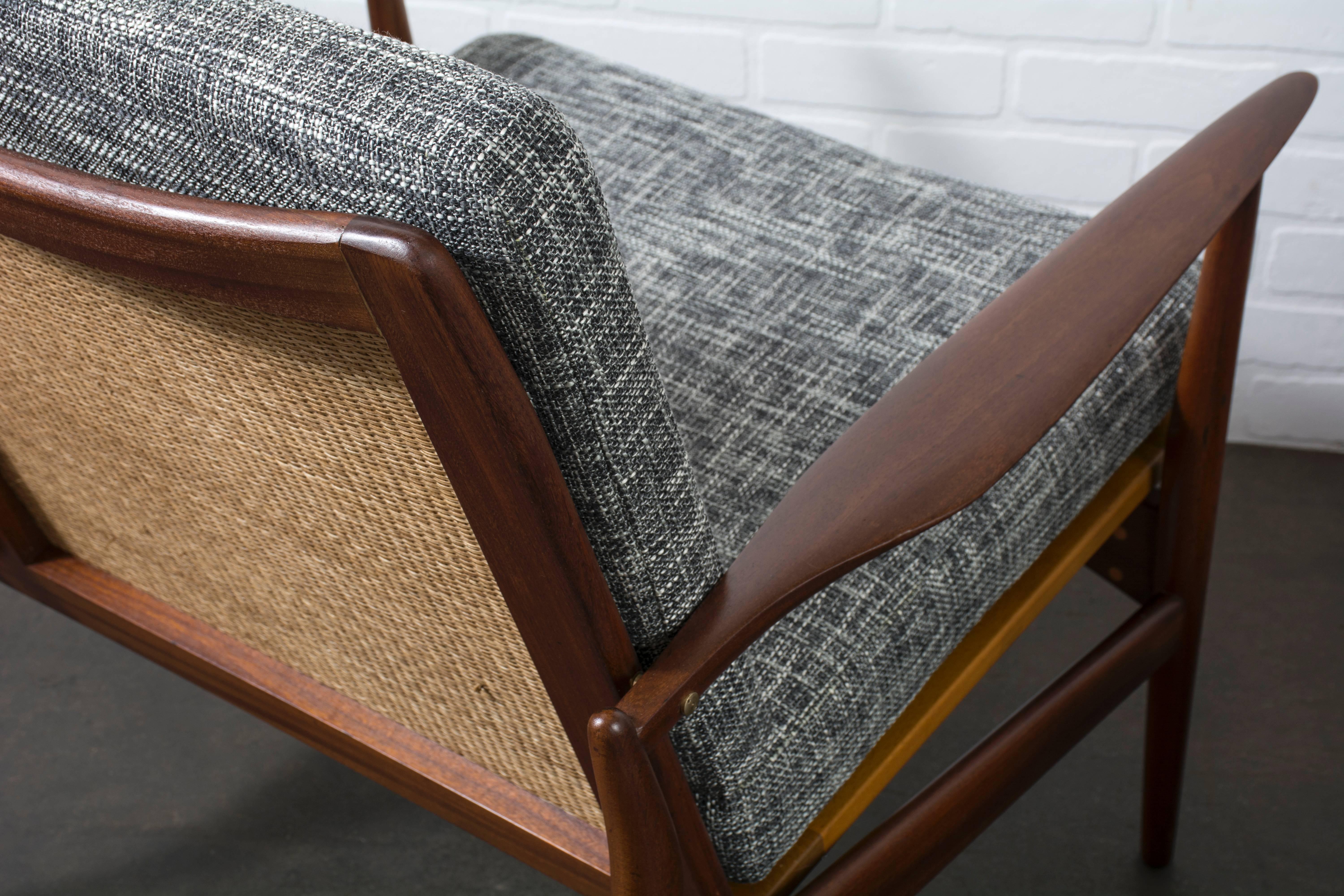 Mid-20th Century Pair of Danish Modern 'Spear' Lounge Chairs by Ib Kofod-Larsen