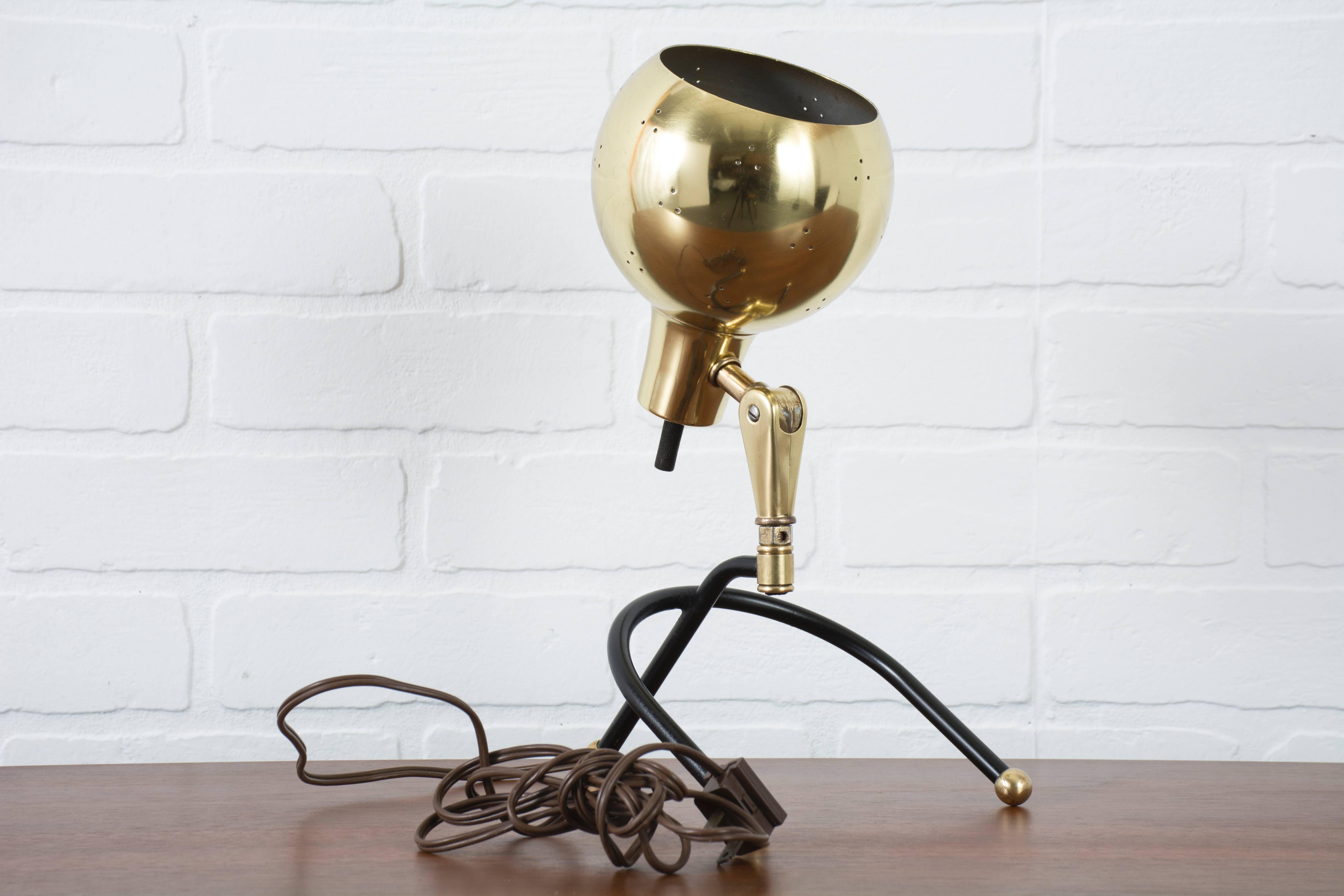 American Vintage Mid-Century Tripod Desk Lamp