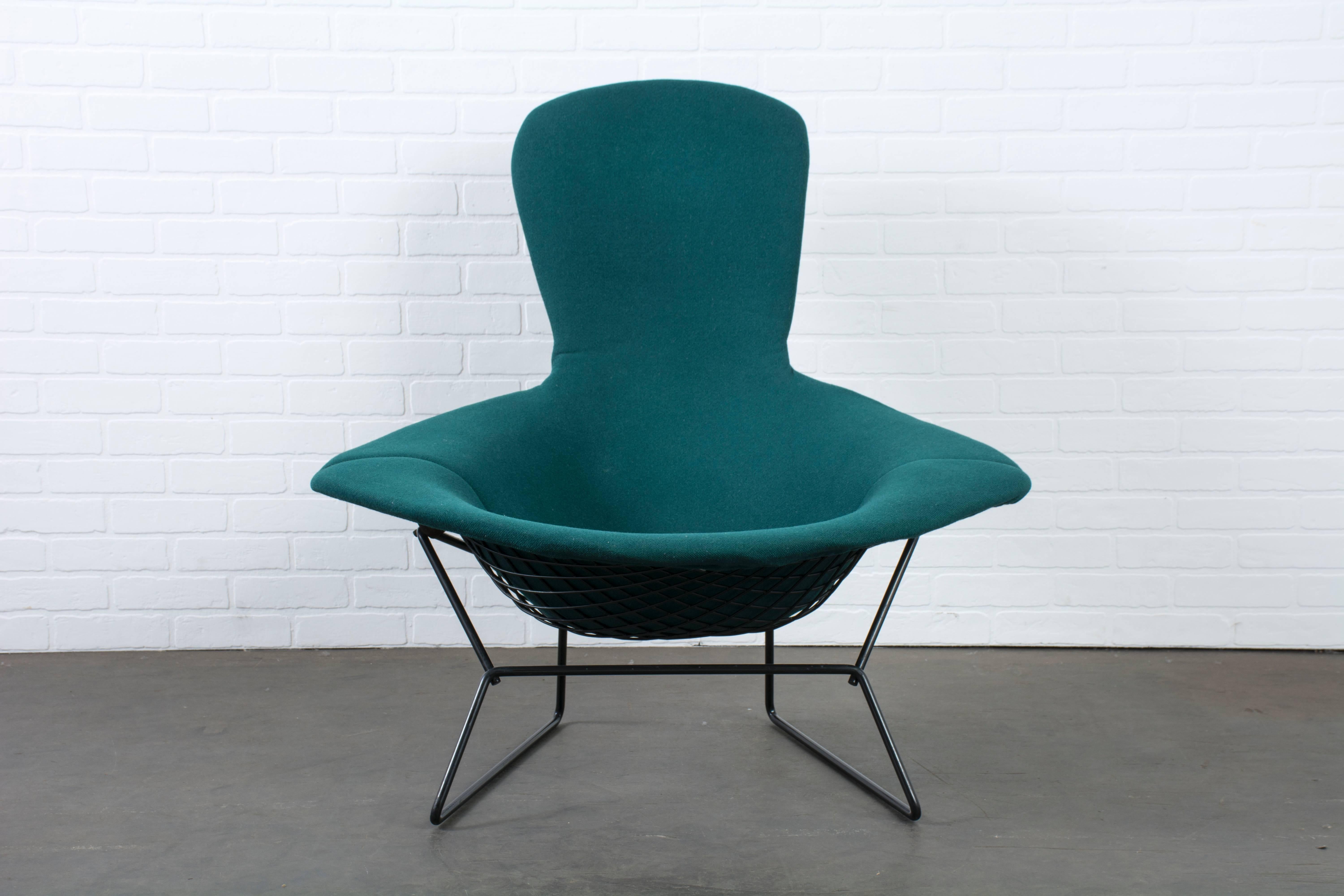 Vintage Bird Chair and Ottoman by Harry Bertoia for Knoll 3