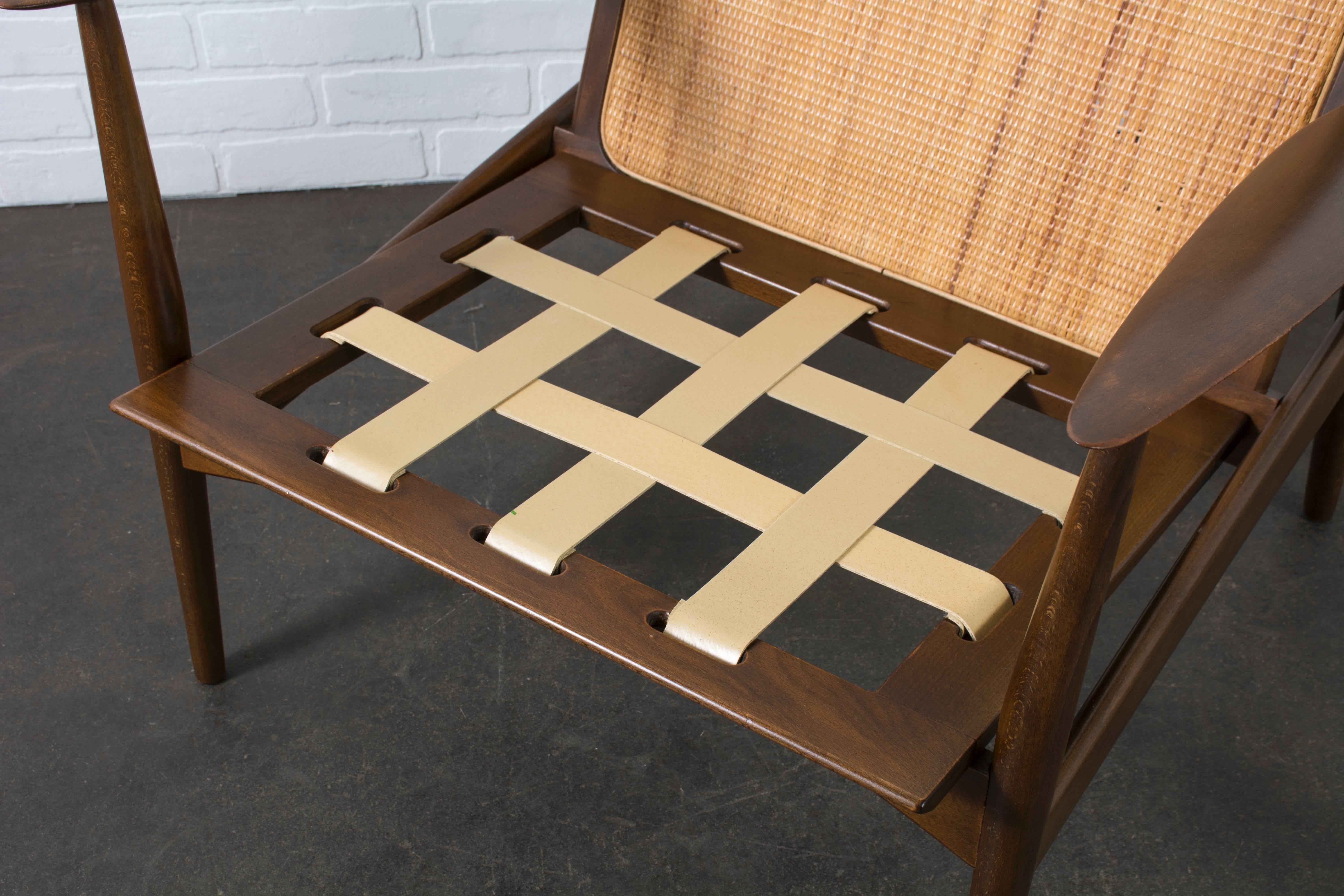 Danish Modern 'Spear' Lounge Chair by Ib Kofod-Larsen 3