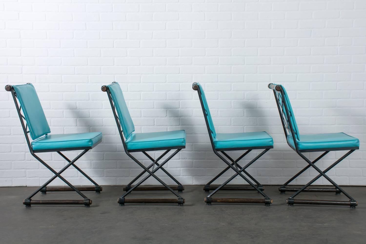 Mid-Century Modern Set of Four Vintage Mid-Century Dining Chairs by Cleo Baldon