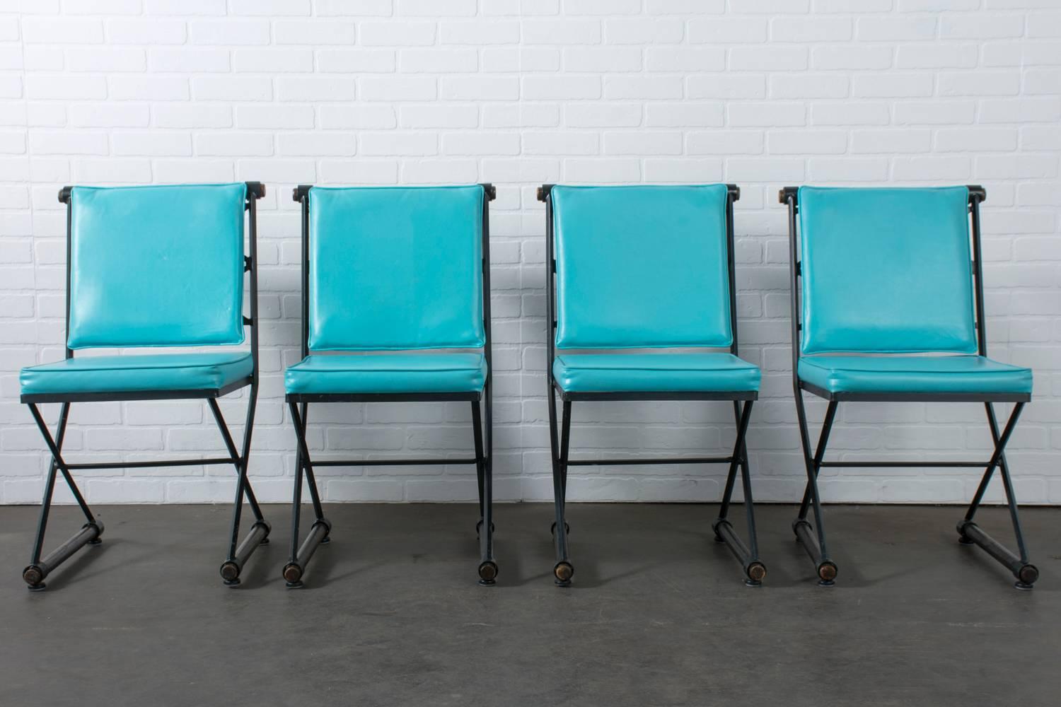 American Set of Four Vintage Mid-Century Dining Chairs by Cleo Baldon