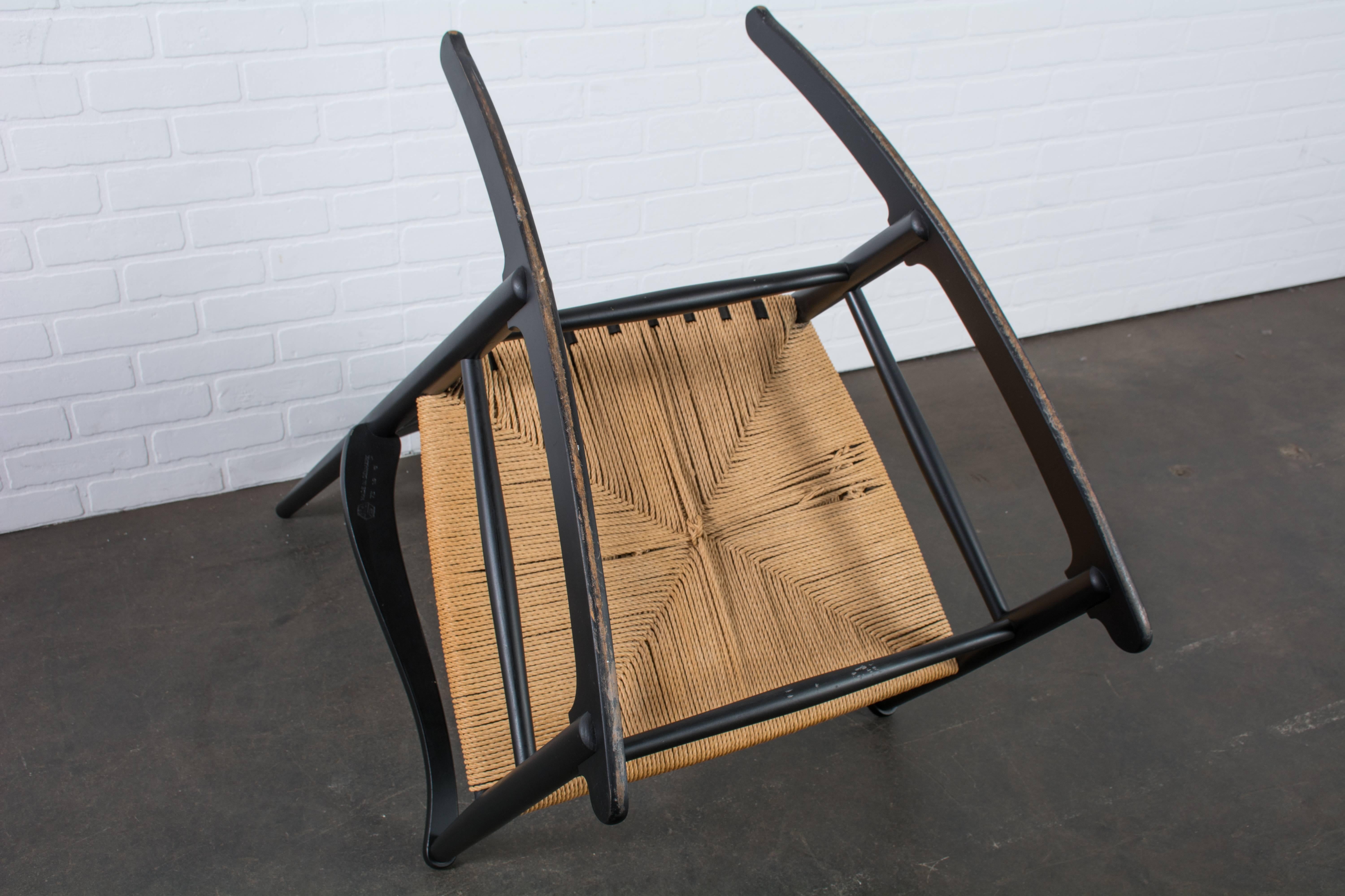 Mid-Century J16 Rocking Chair by Hans Wegner 1