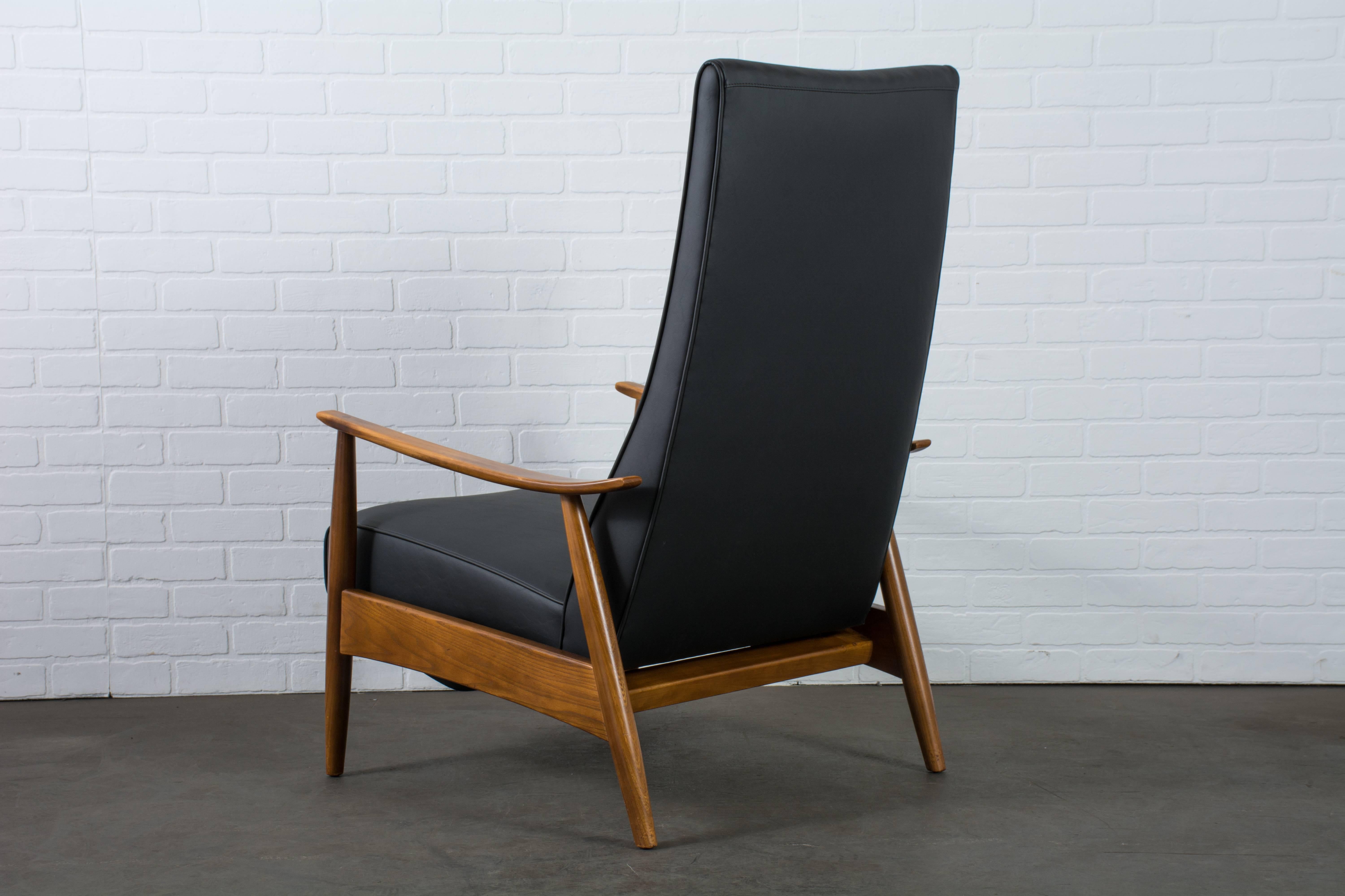 American Milo Baughman Recliner/Lounge Chair, 1960s