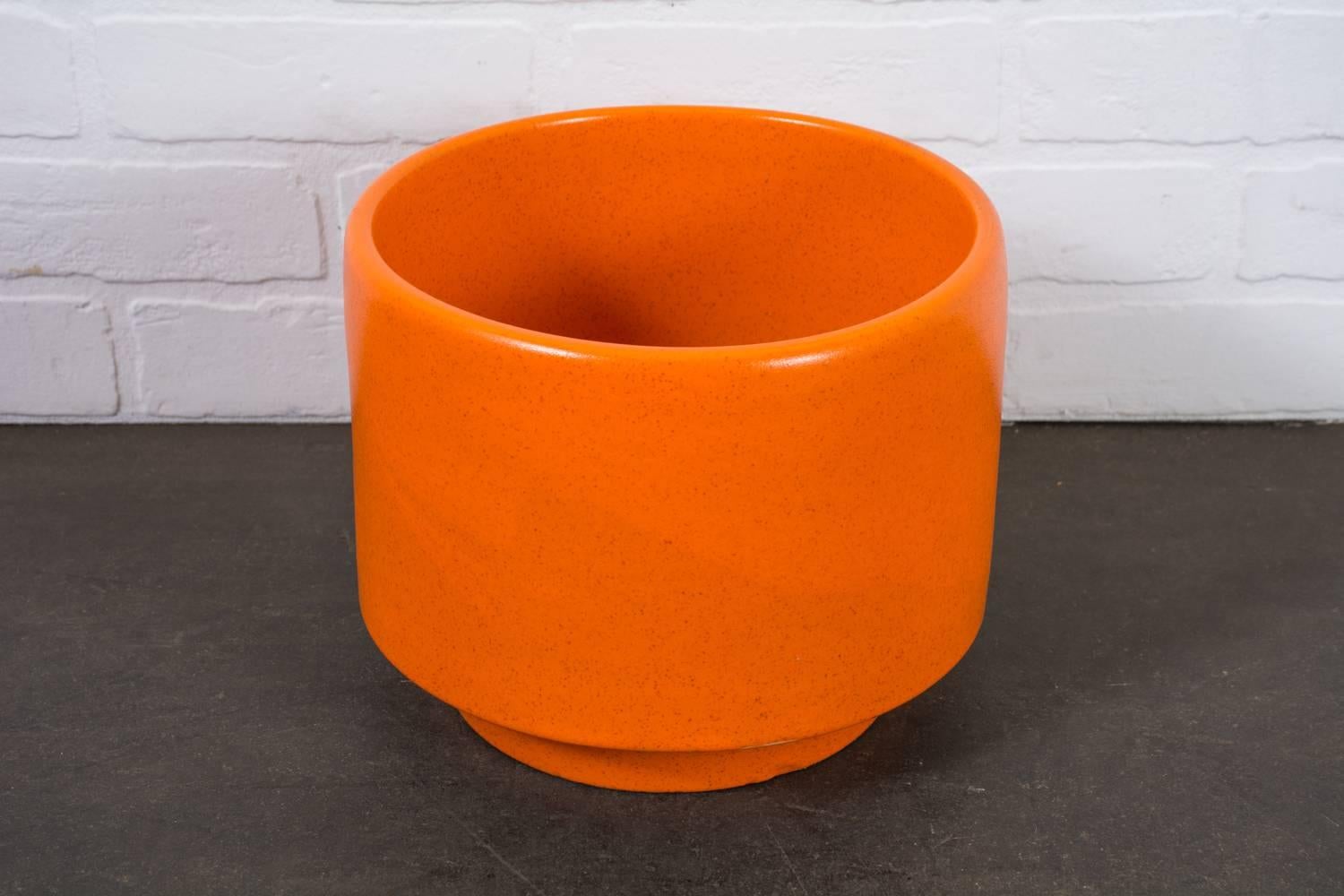 Mid-Century Modern Vintage Mid-Century Orange Pot by Gainey Ceramics