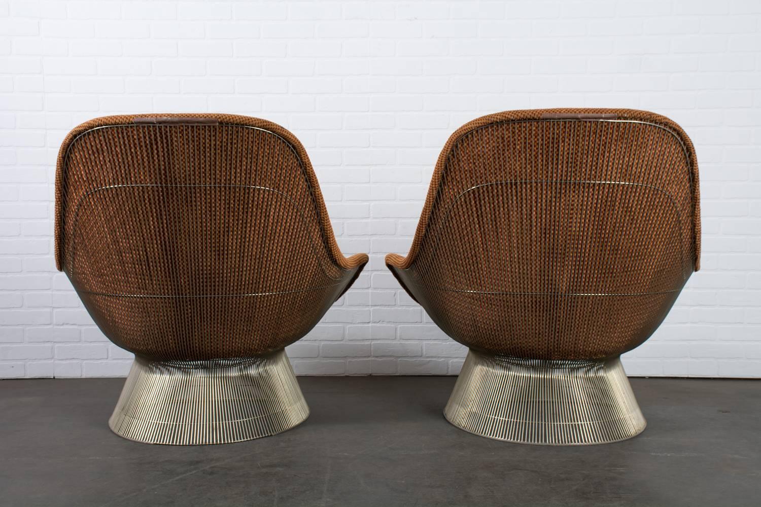 Warren Platner for Knoll Pair of Easy Chairs, 1966 In Good Condition For Sale In San Francisco, CA
