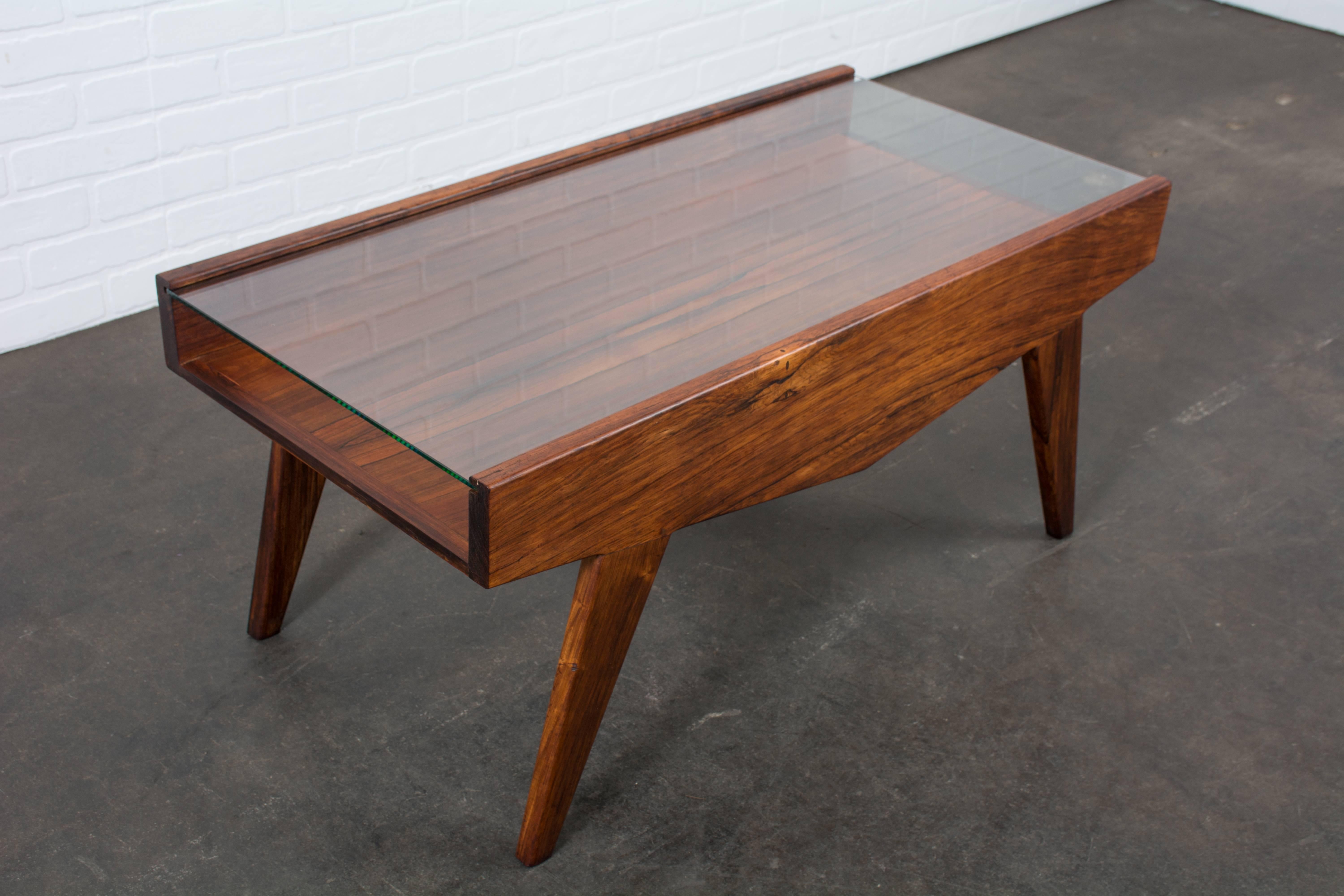 Unknown Vintage Brazilian Rosewood Coffee Table
