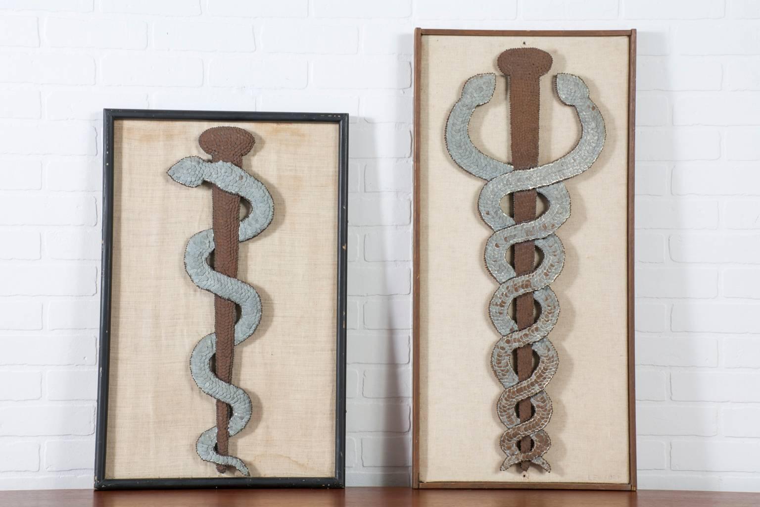 American Vintage 'Caduceus' Hammer and Nails Wall Art