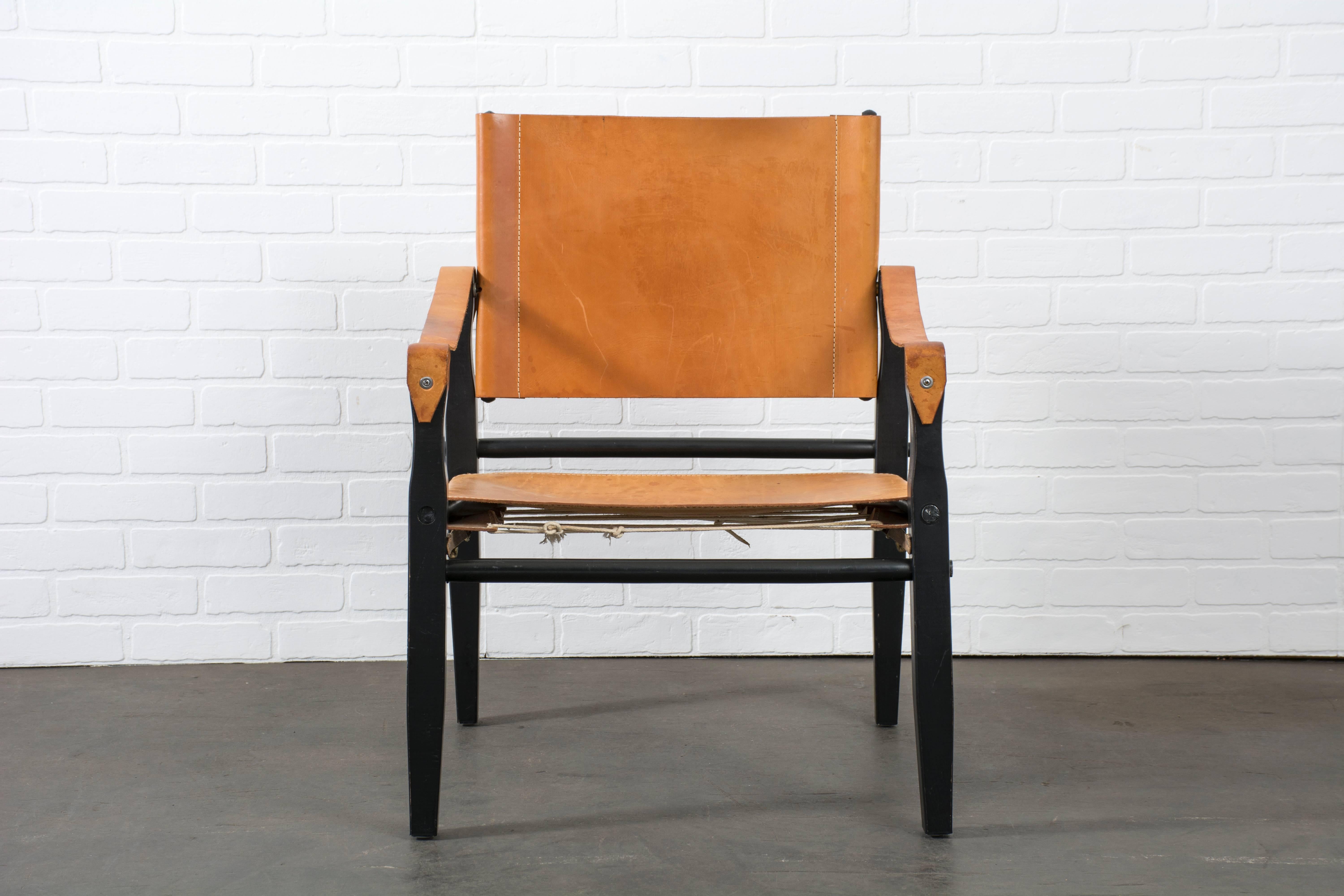 Mid-Century Modern Vintage Midcentury Safari Chair