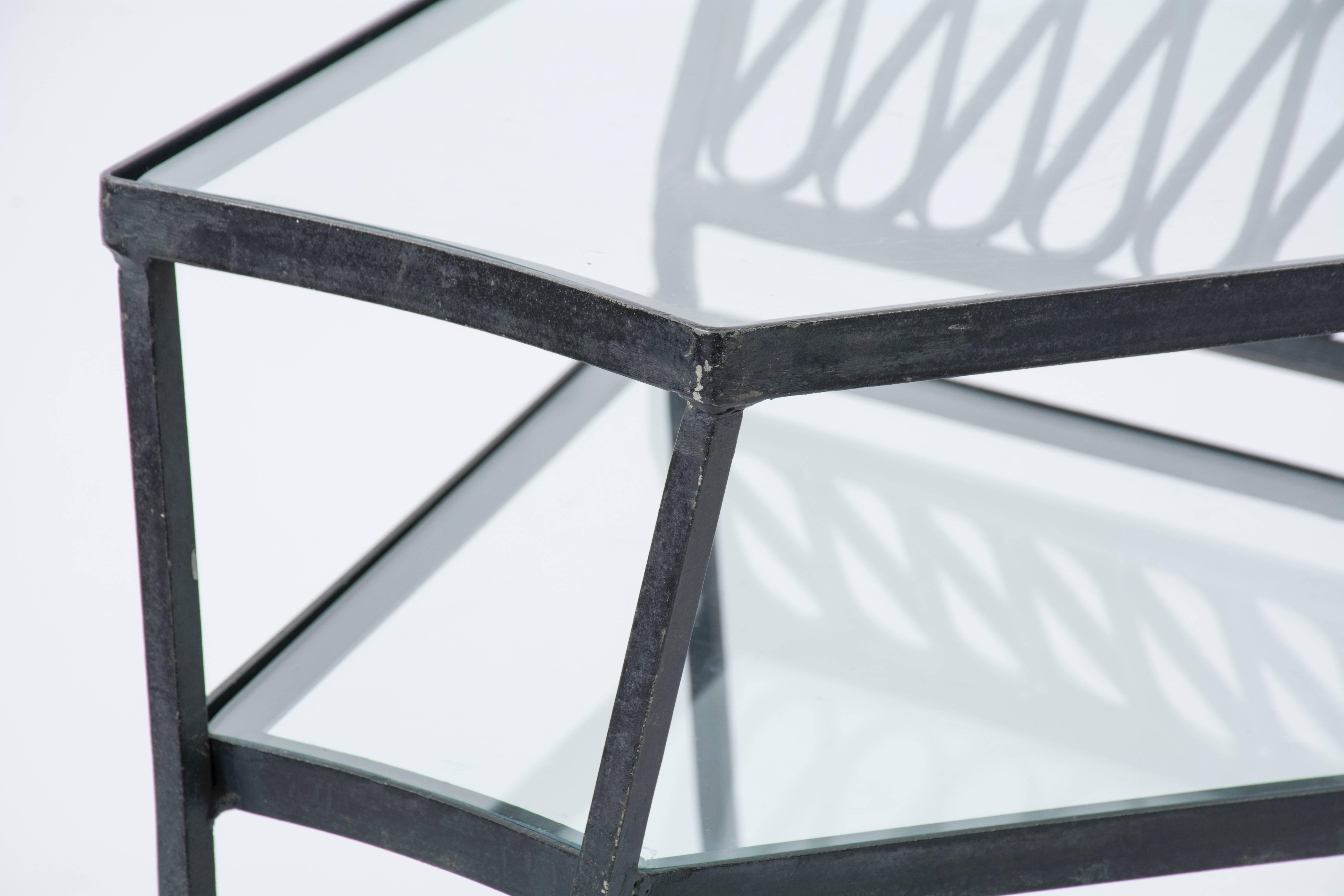 Glass Occasional Ribbon Table by Mauricio Tempestini for Salterini