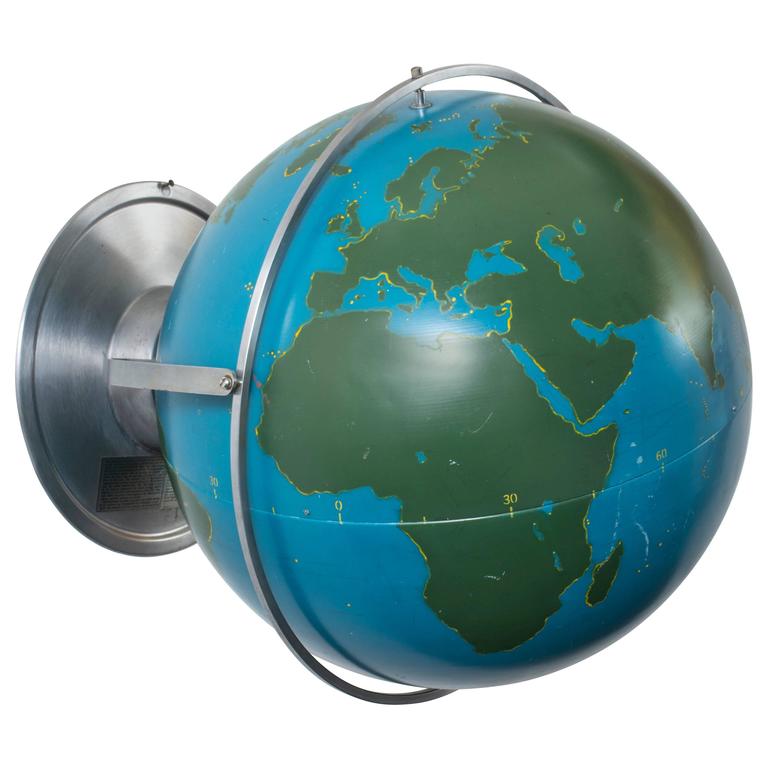 large vintage aviation world globe at 1stdibs large vintage aviation world globe at 1stdibs
