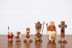 Set of Six Danish Modern Vikings
