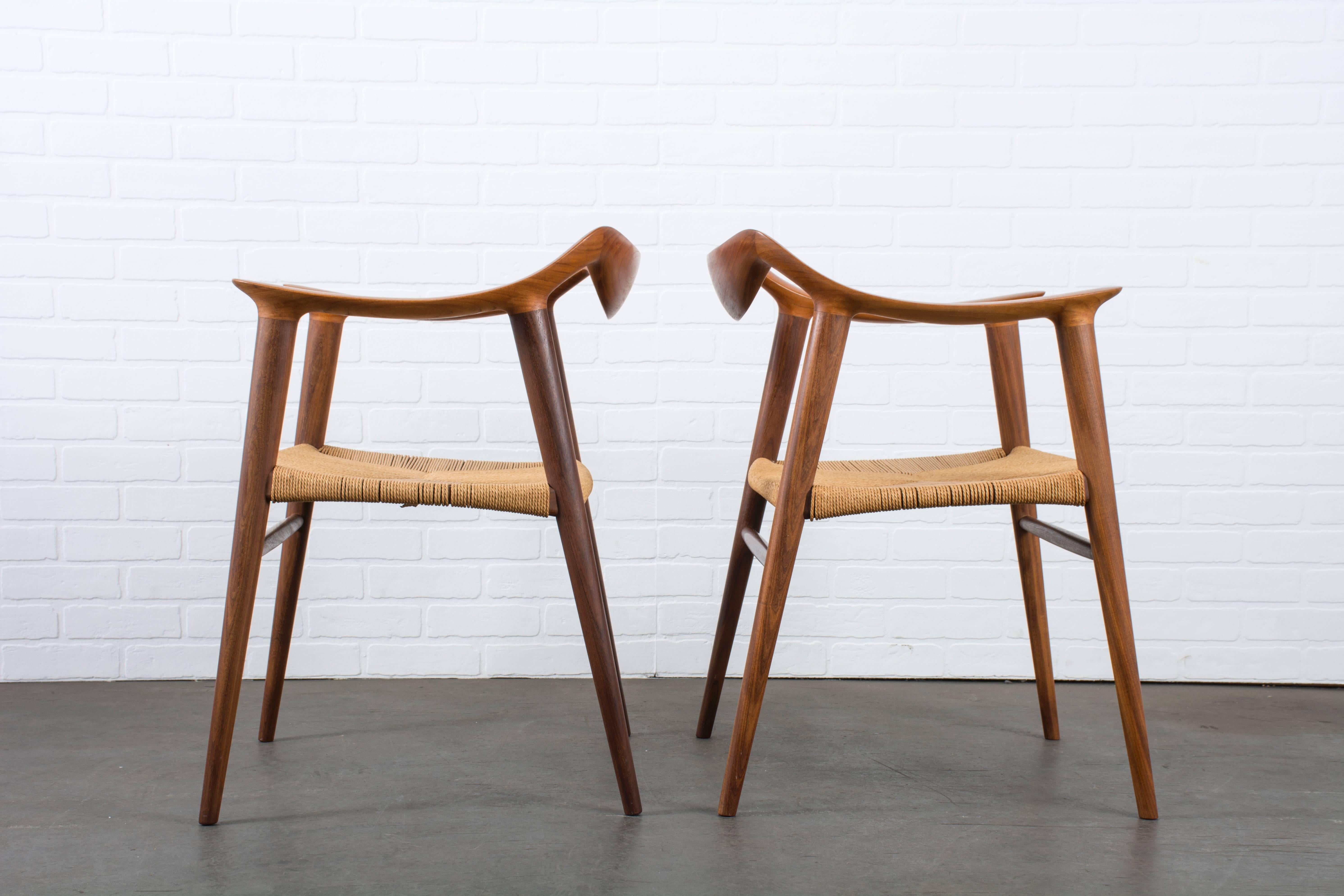 Scandinavian Modern Pair of Vintage Bambi Chairs by Rolf Rastad & Adolf Relling for Gustav Bahus