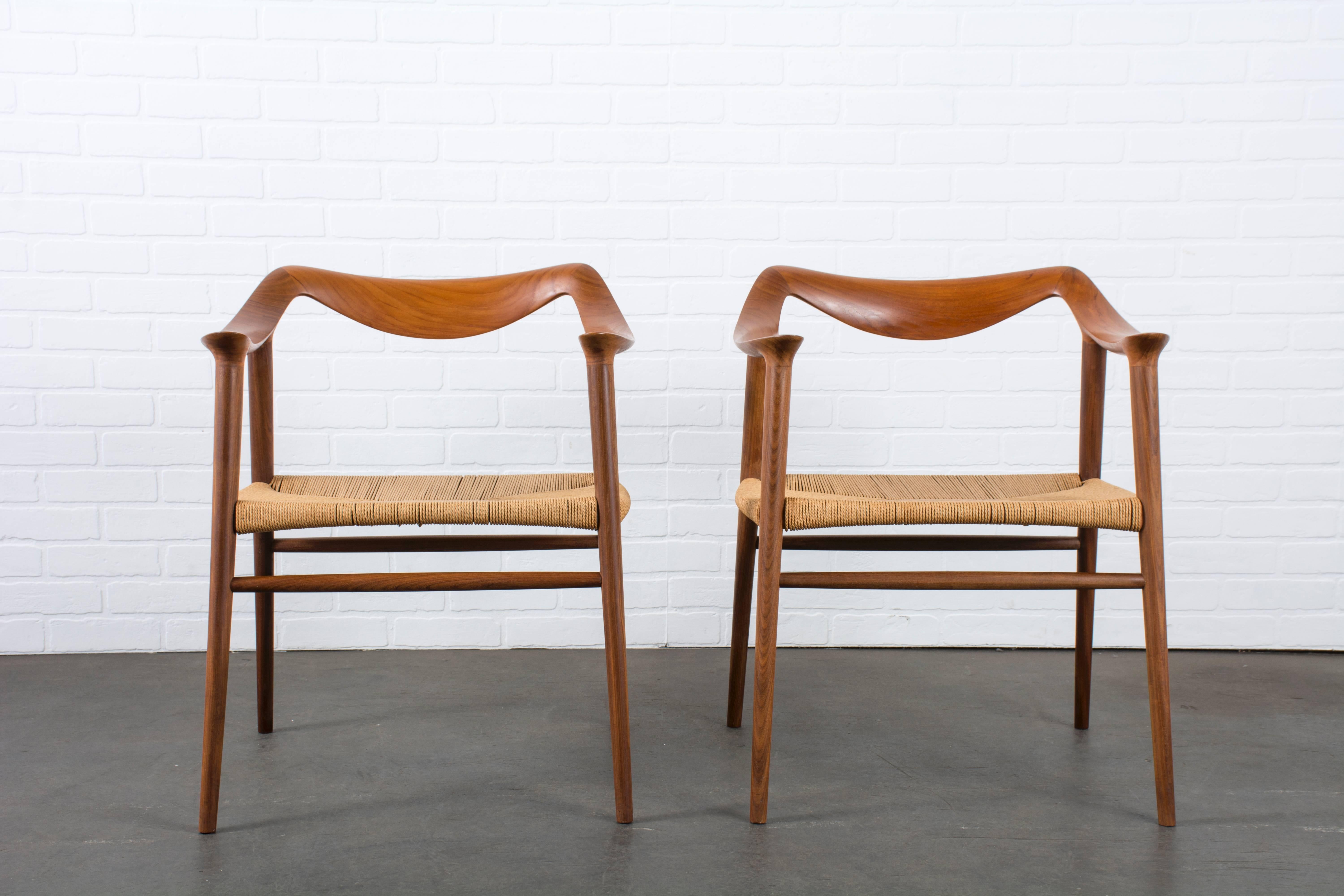 Norwegian Pair of Vintage Bambi Chairs by Rolf Rastad & Adolf Relling for Gustav Bahus