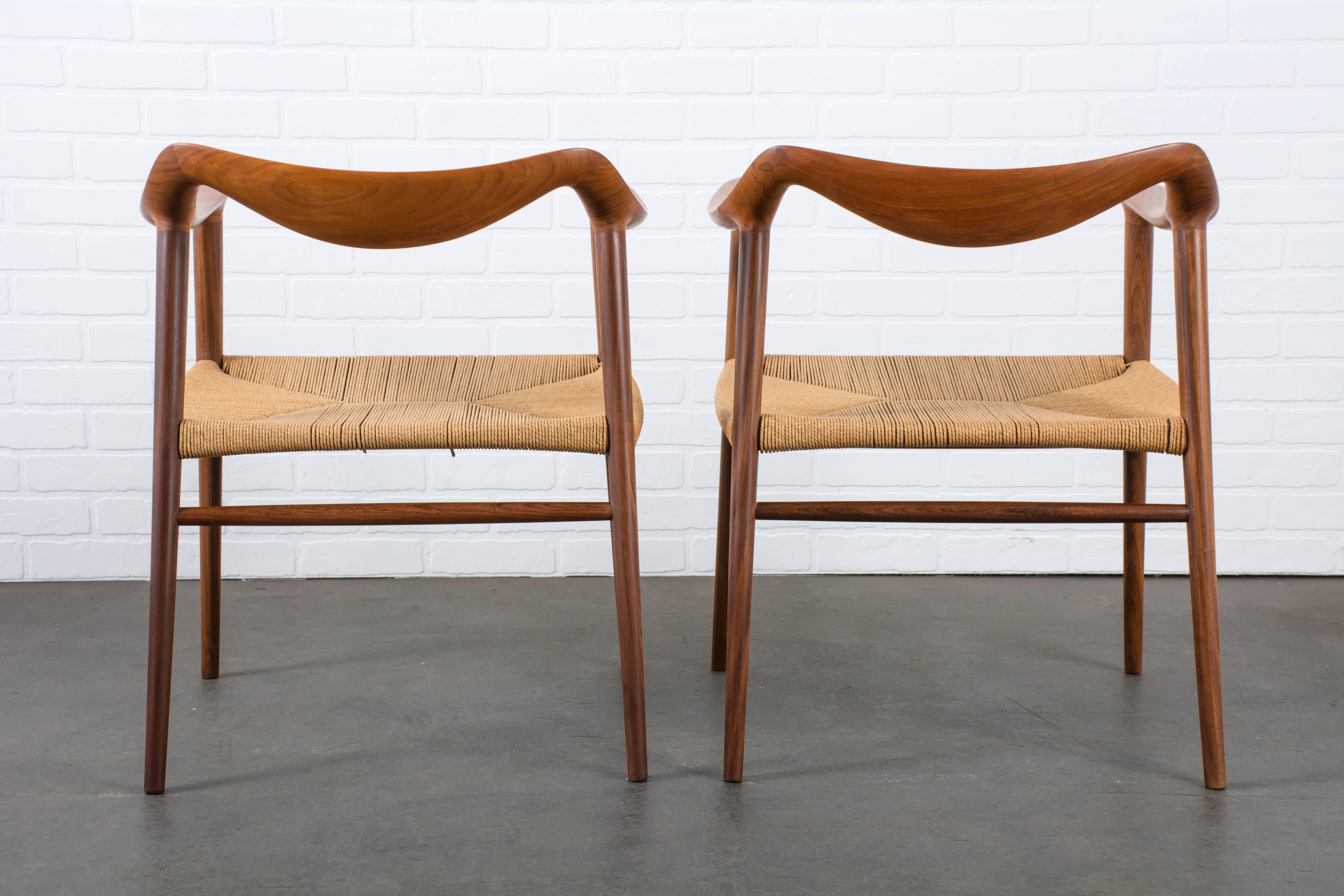 Mid-20th Century Pair of Vintage Bambi Chairs by Rolf Rastad & Adolf Relling for Gustav Bahus