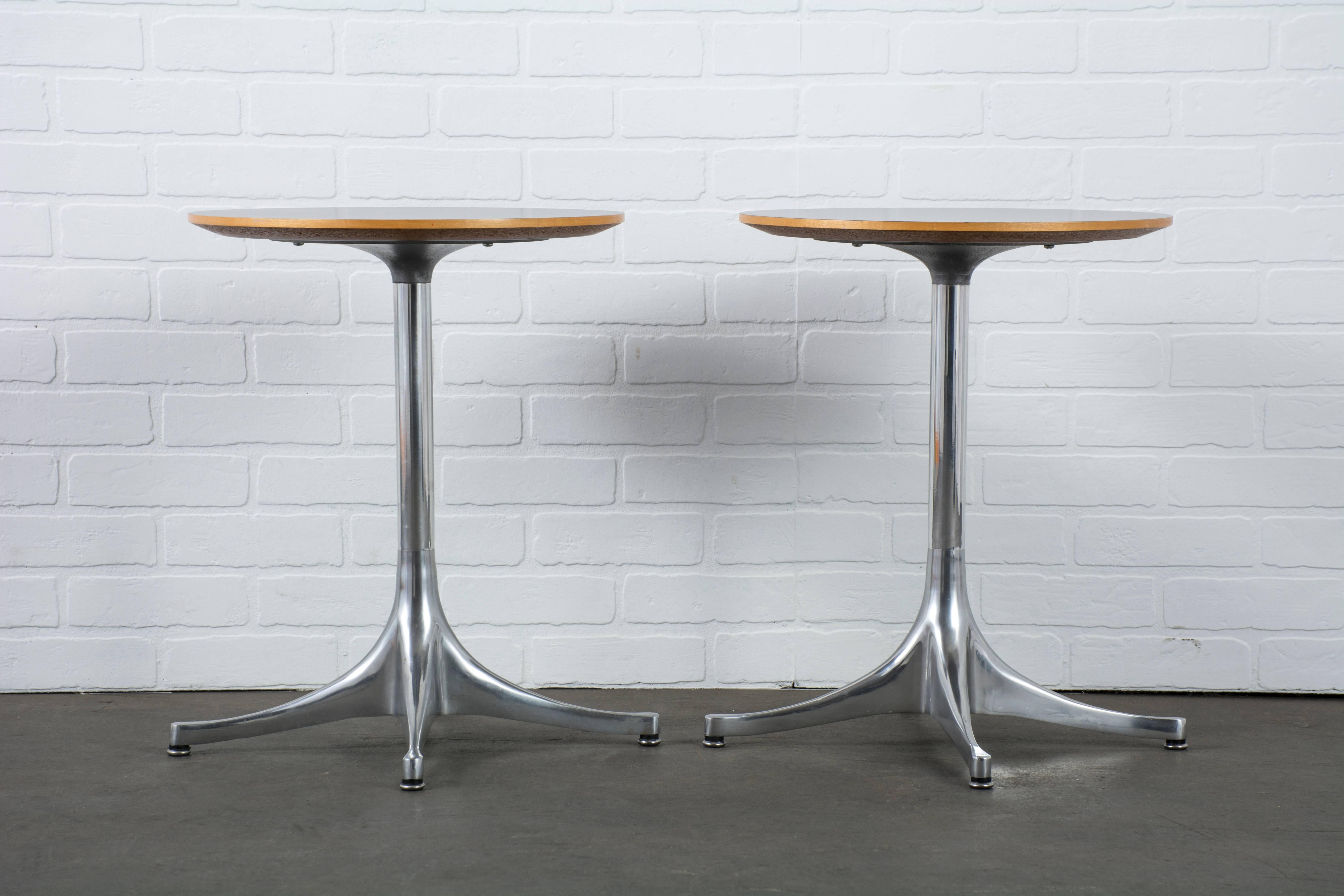 Mid-Century Modern Pair of Side Tables by George Nelson for Herman Miller