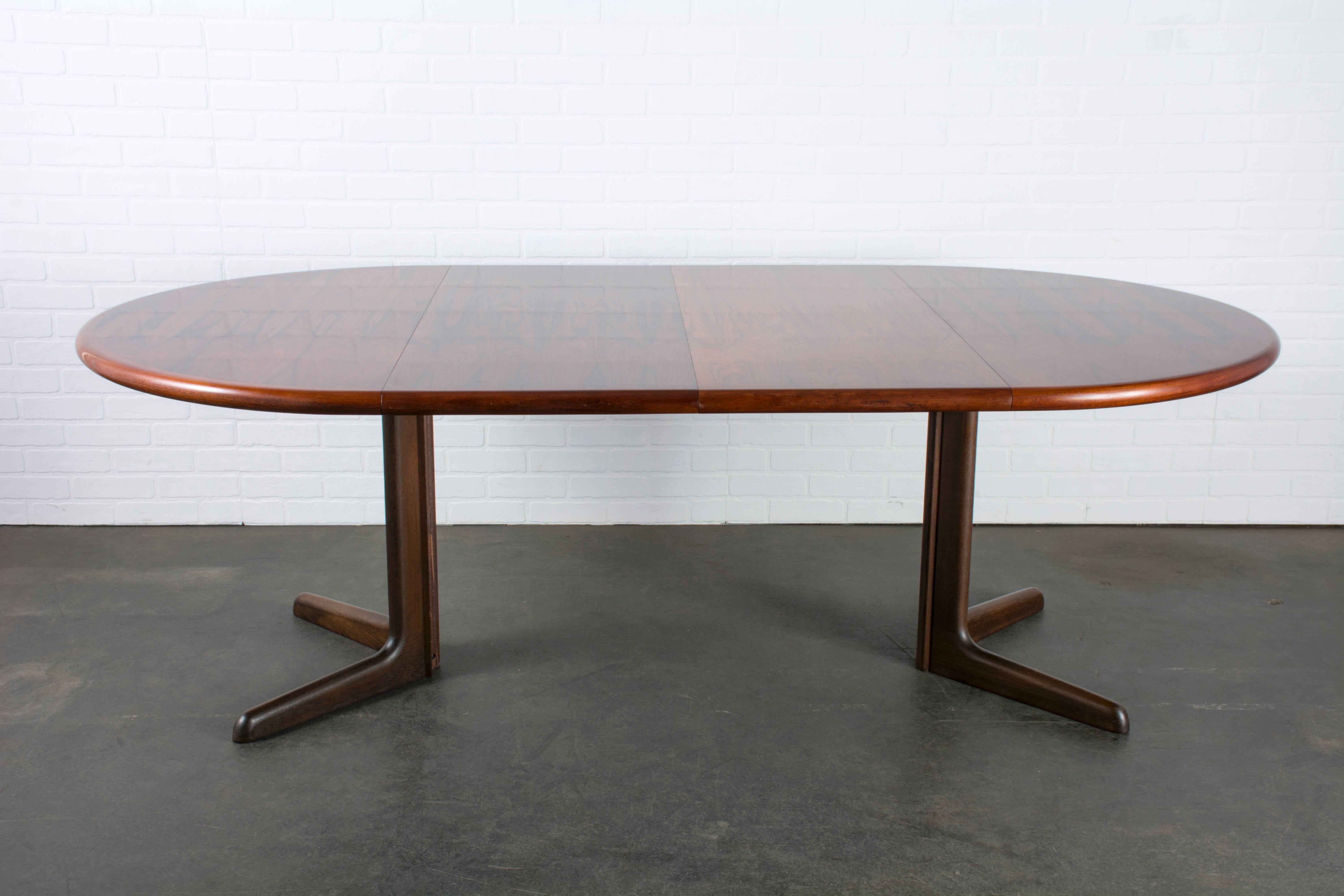 Danish Modern Rosewood Dining Table with Leaves by Gudme Mobelfabrik 3