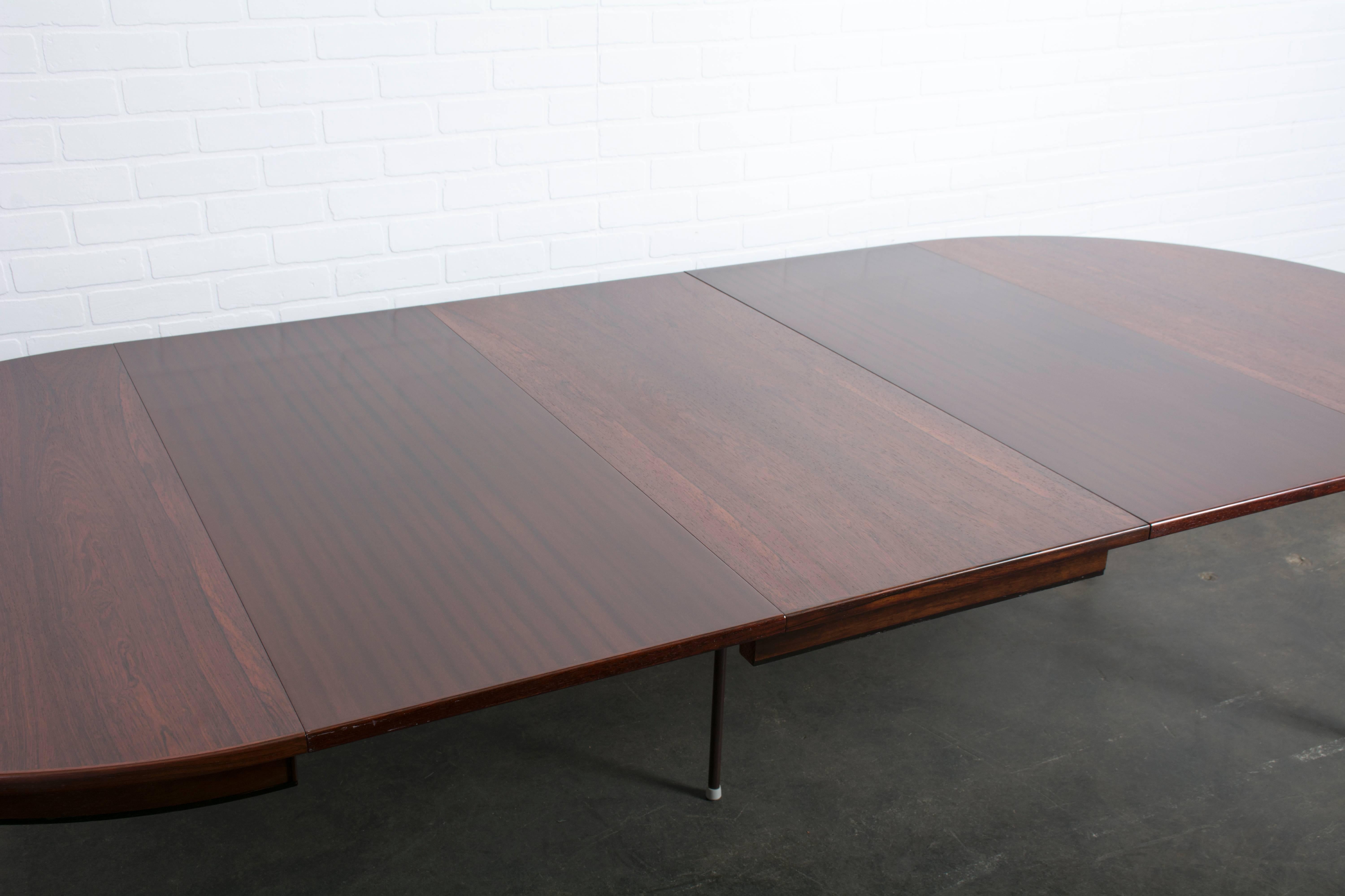 Danish Modern Dining Table with Leaves by Gunni Omann 4