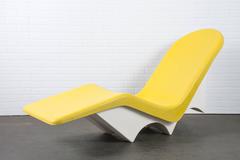 Mid-Century Modern Le Barron Fibrella Outdoor Chaise Lounge
