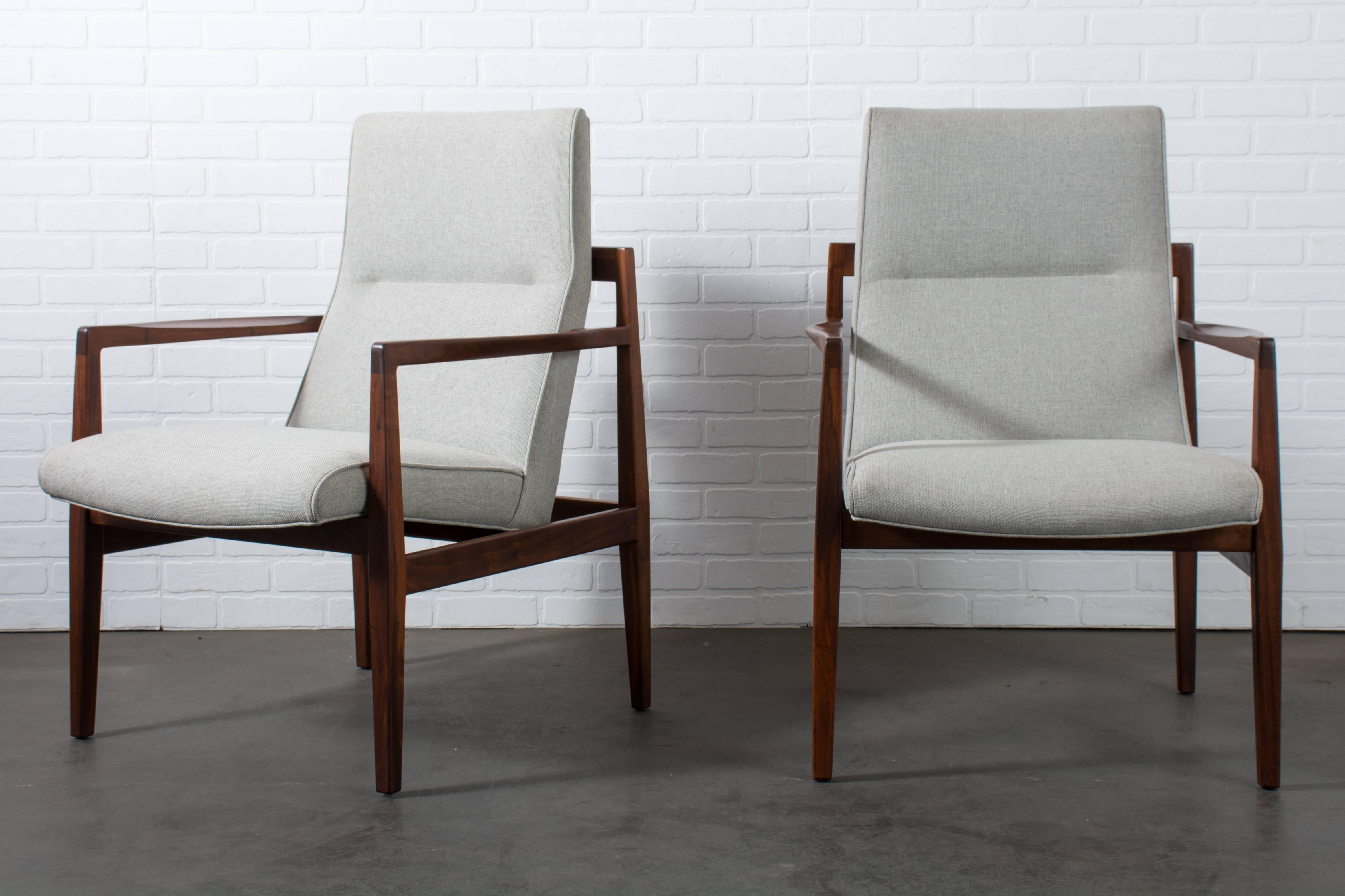 Mid-20th Century Jens Risom Lounge Chairs