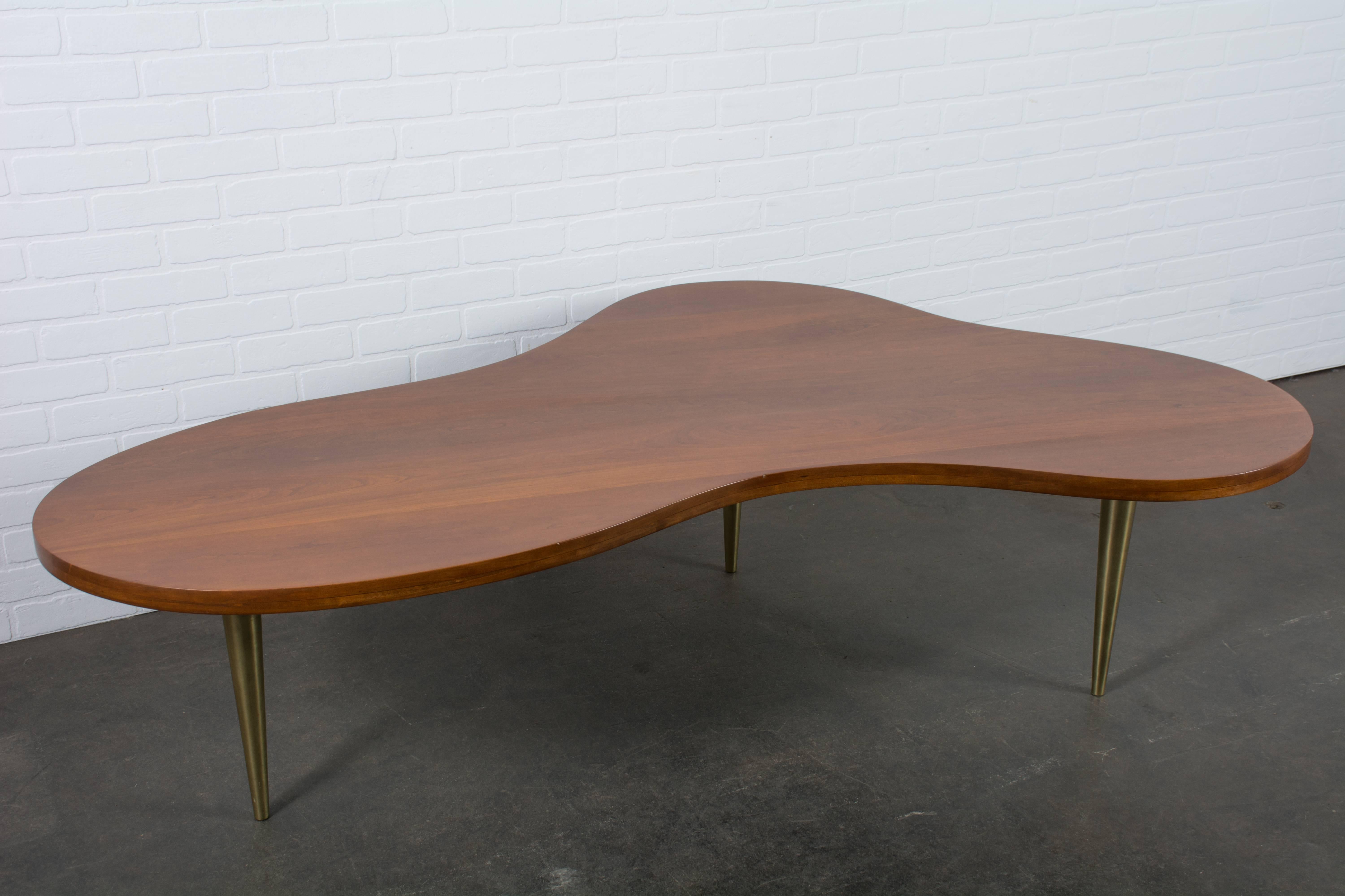 American T.H. Robsjohn-Gibbings Biomorphic Coffee Table for Widdicomb