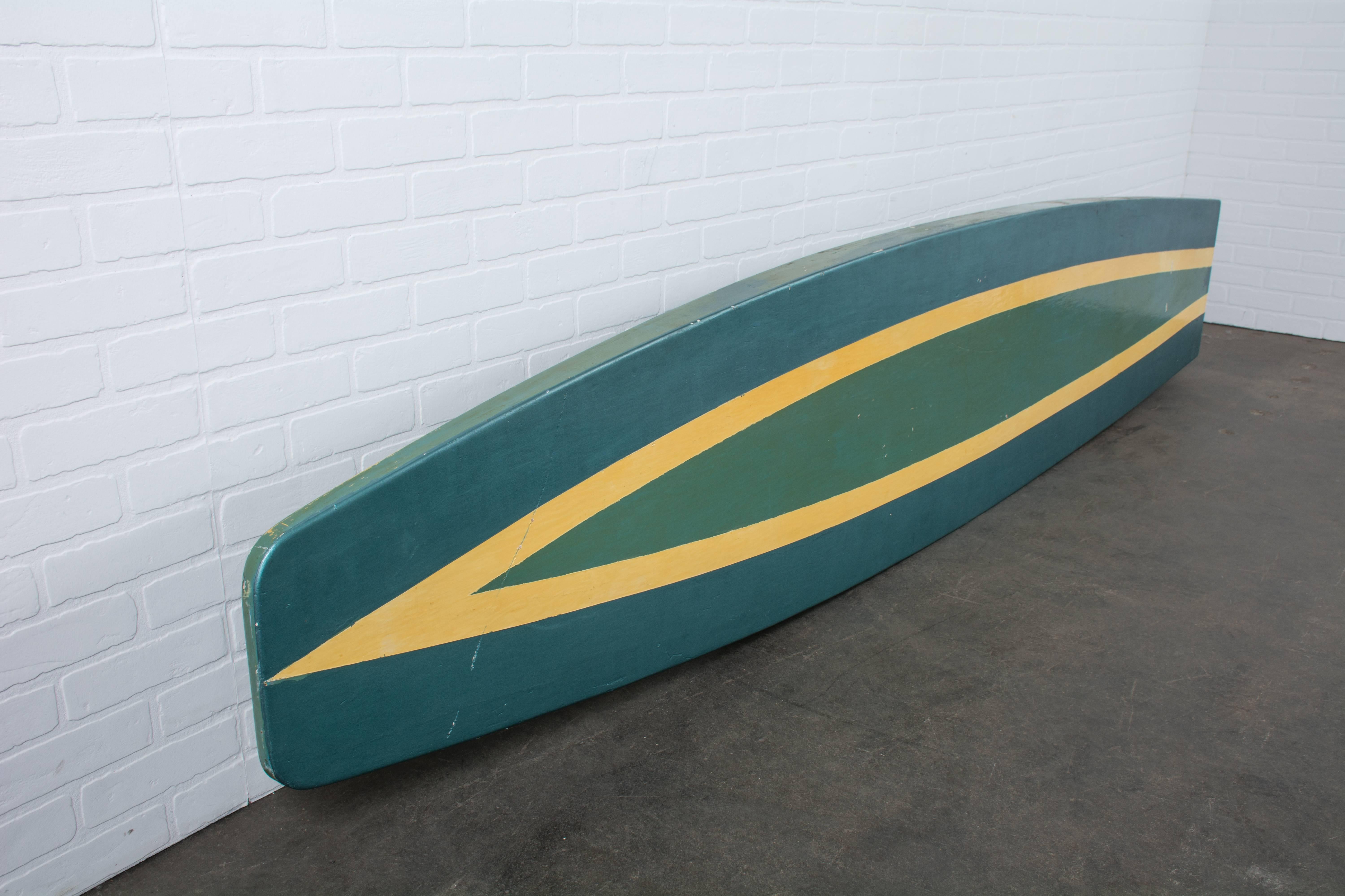American Vintage 10 Foot Long Paddle or Surf Board