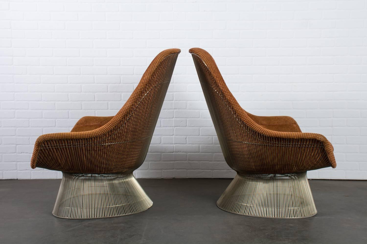 American Warren Platner for Knoll Pair of Easy Chairs, 1966 For Sale