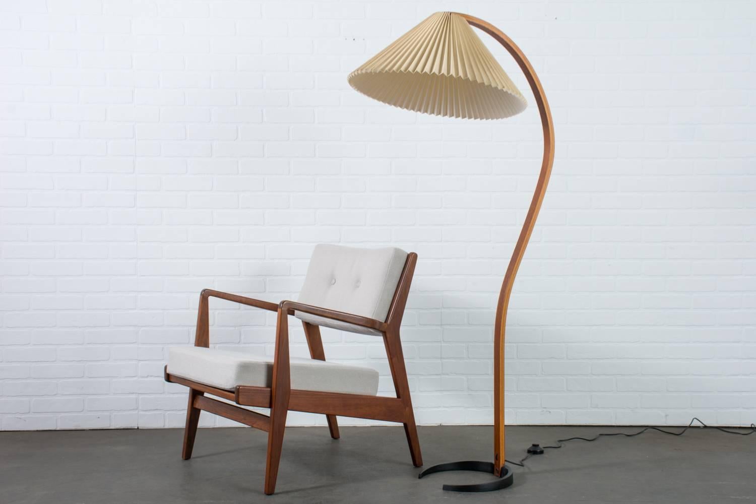 Danish Modern Bentwood Caprani Floor Lamp 3