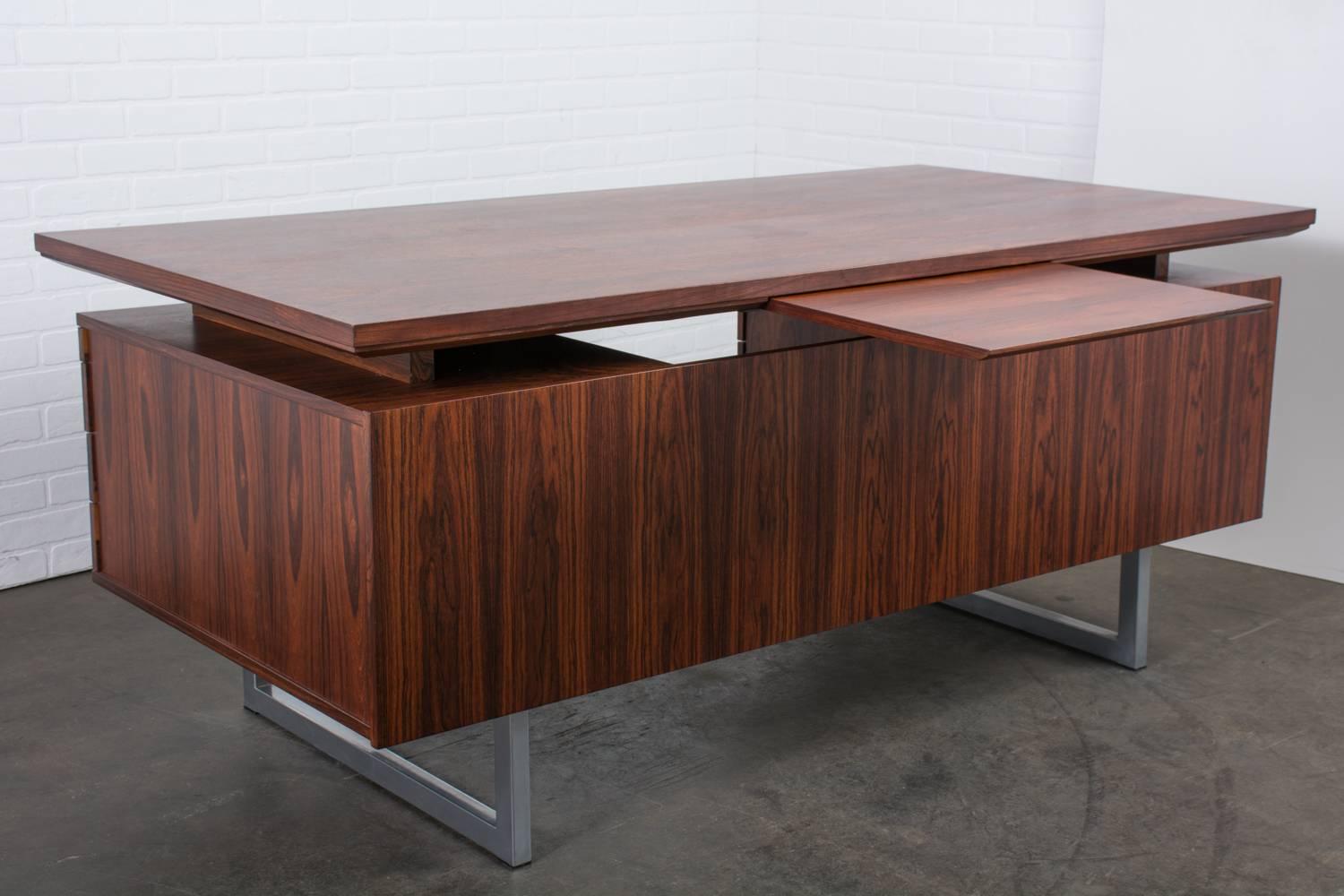 Mid-Century Modern Rosewood Executive Desk, 1960s 4