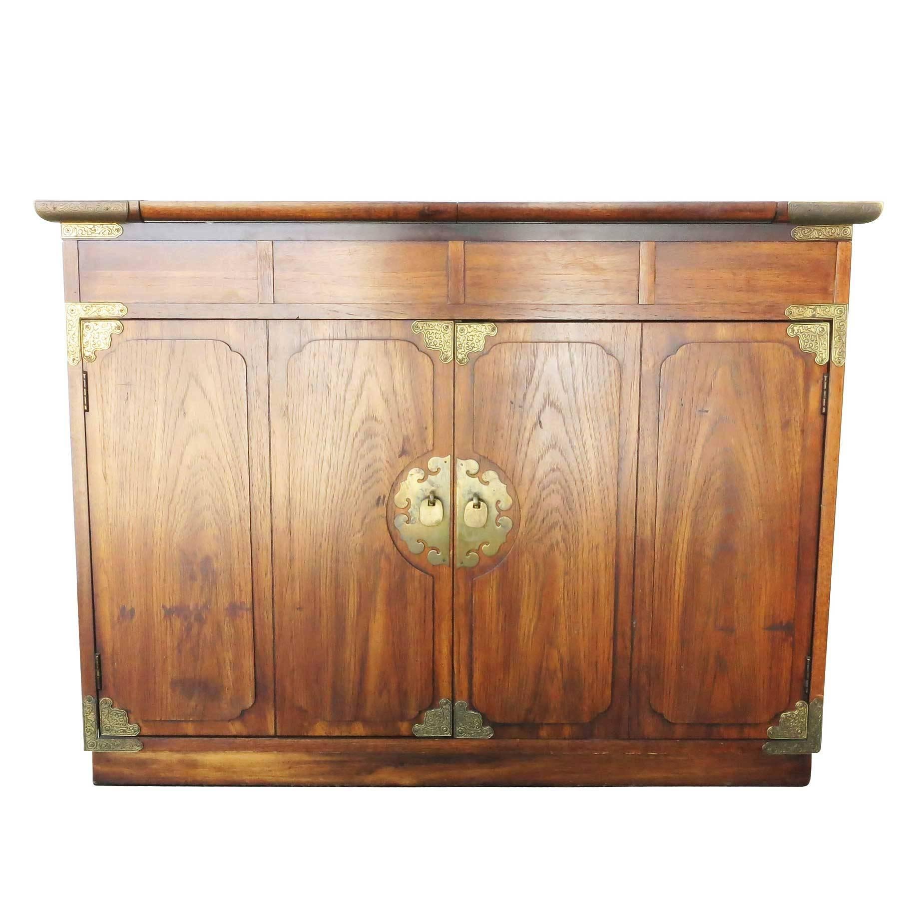 Asian Inspired Small Credenza by Thomasville for Huntley