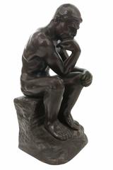 'The Thinker' Bookends Statues by Jennings Brothers