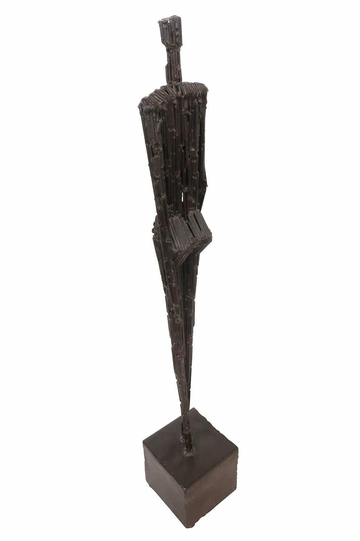 American Pair of Nail Sculptures in the Manner of Giacometti