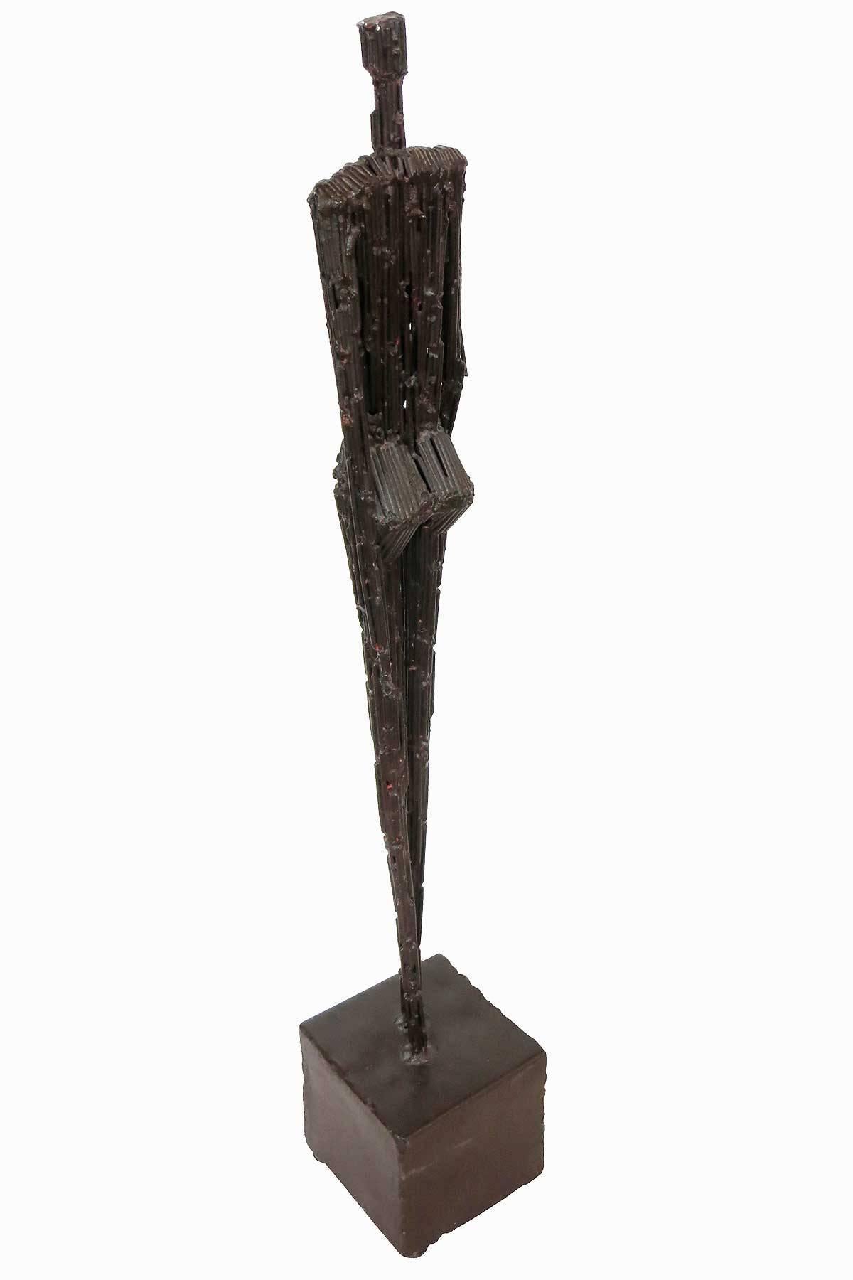 Pair of Nail Sculptures in the Manner of Giacometti In Excellent Condition In Van Nuys, CA