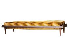 Mølgaard-Nielsen Style Minimalist Mid-Century Teak Daybed