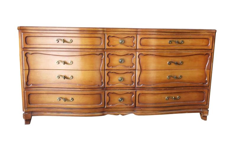Antique Style French Provincial Dresser Console By Rway Antique Style French Provincial Dresser Console By Rway