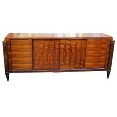 French High Style Art Deco Macassar Ebony Credenza 5