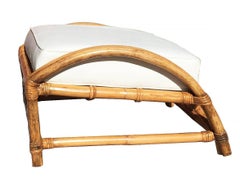 Restored Round Arched Two Stand Ottoman Stool